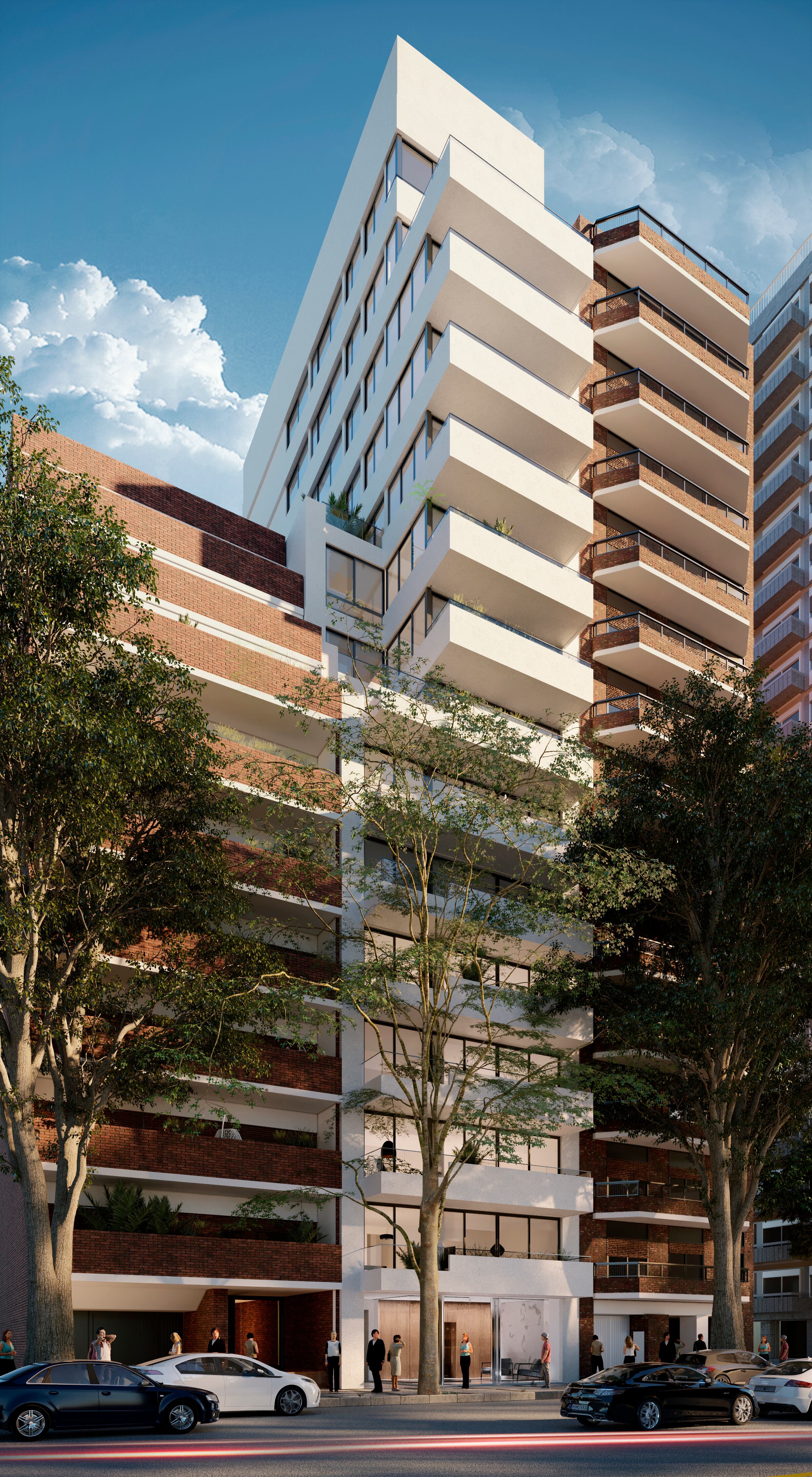 Innova Park es un emprendimiento de 14 pisos con semipisos de 2 y 4 ambientes