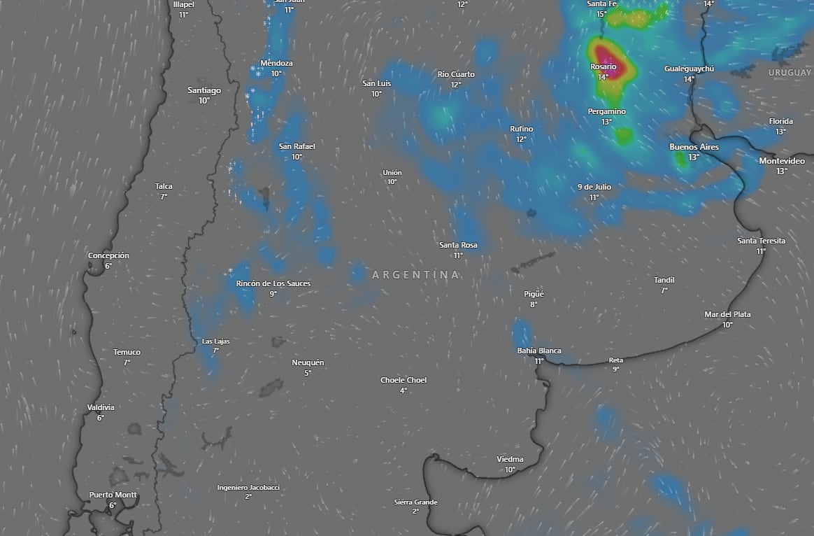Hay alerta amarilla por tormentas y lluvias para este domingo 7 de junio: las provincias afectadas