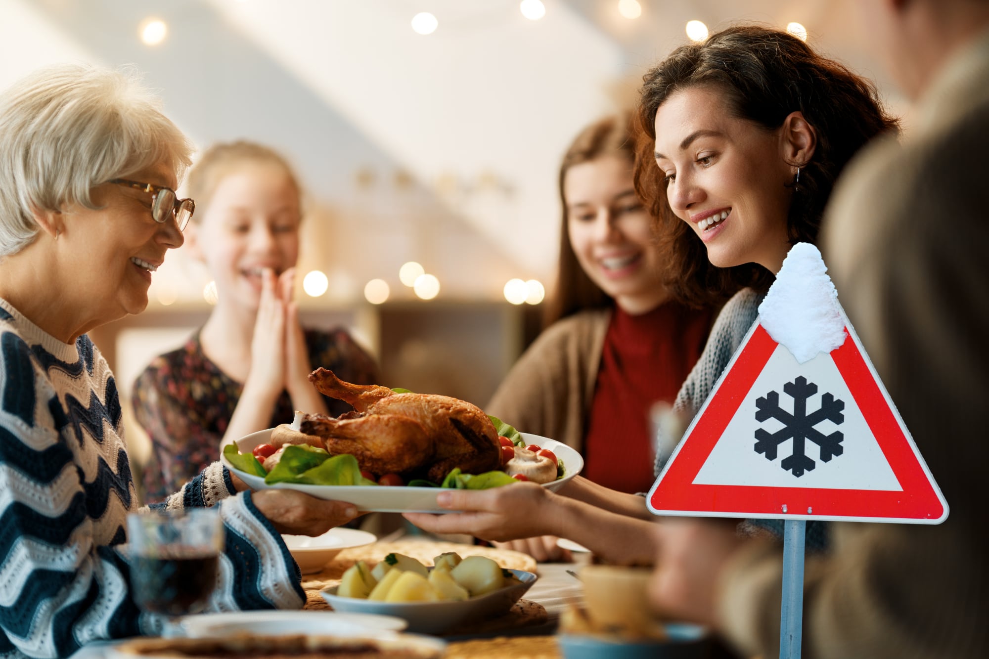 Para Acción de Gracias: el mapa con la nueva ola de frío y nieve que llega desde Nueva York a Texas