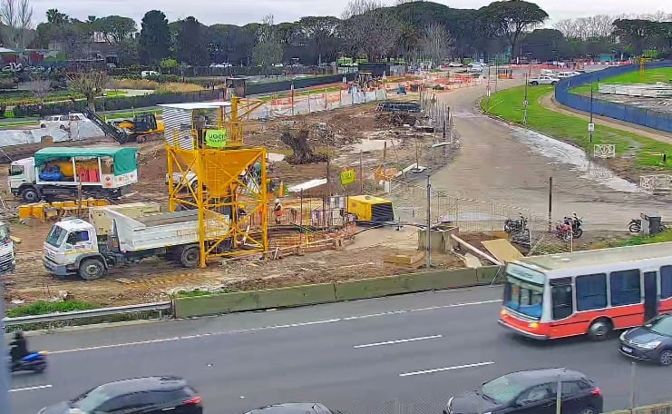 El proyecto del Paso Bajo Nivel Pampa contempla un cruce subterráneo de 540 metros bajo las vías del ferrocarril Belgrano Norte y las autopistas Lugones y Cantilo