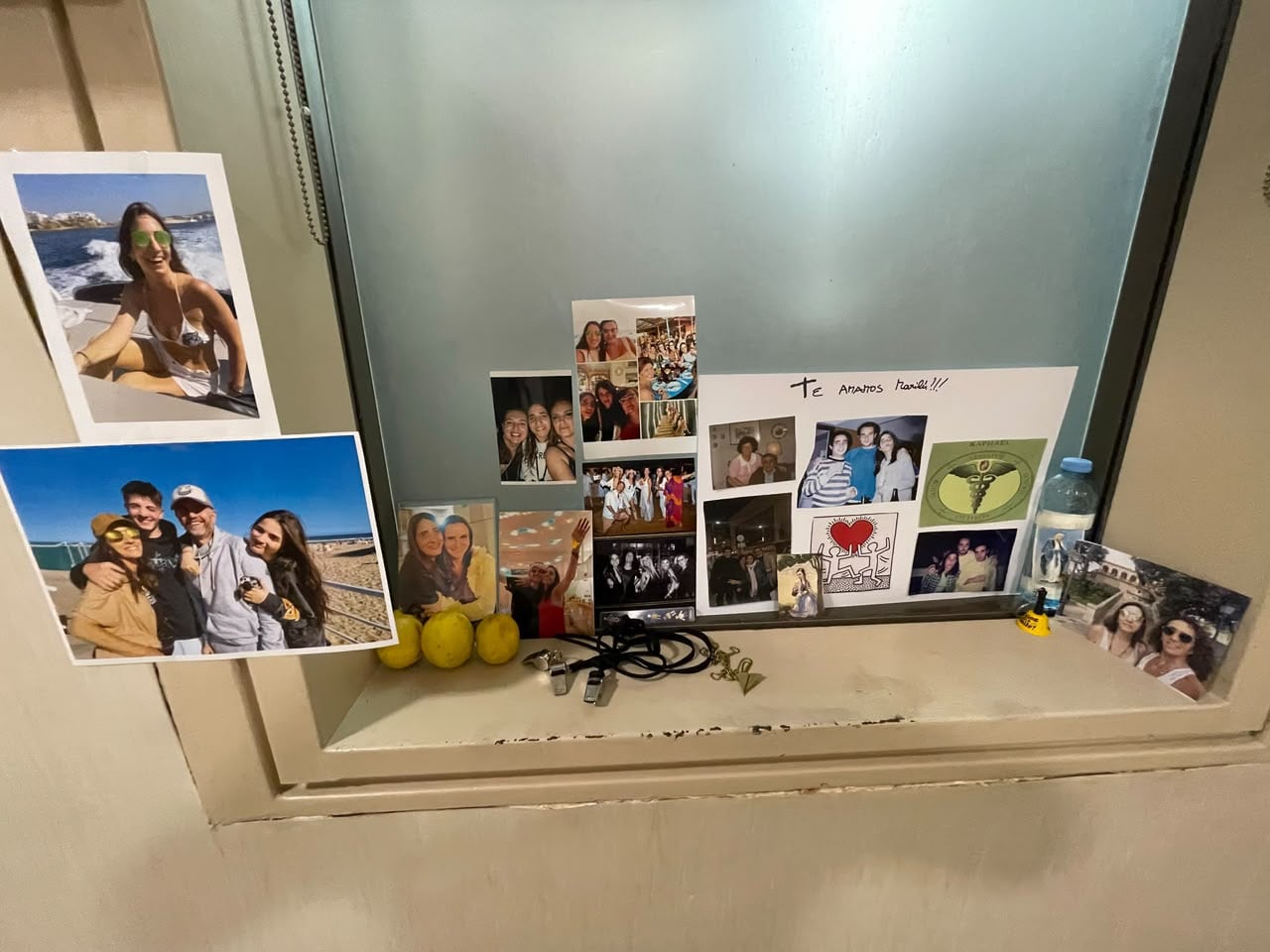 Regalos, recuerdos y mimos que le preparó su familia.