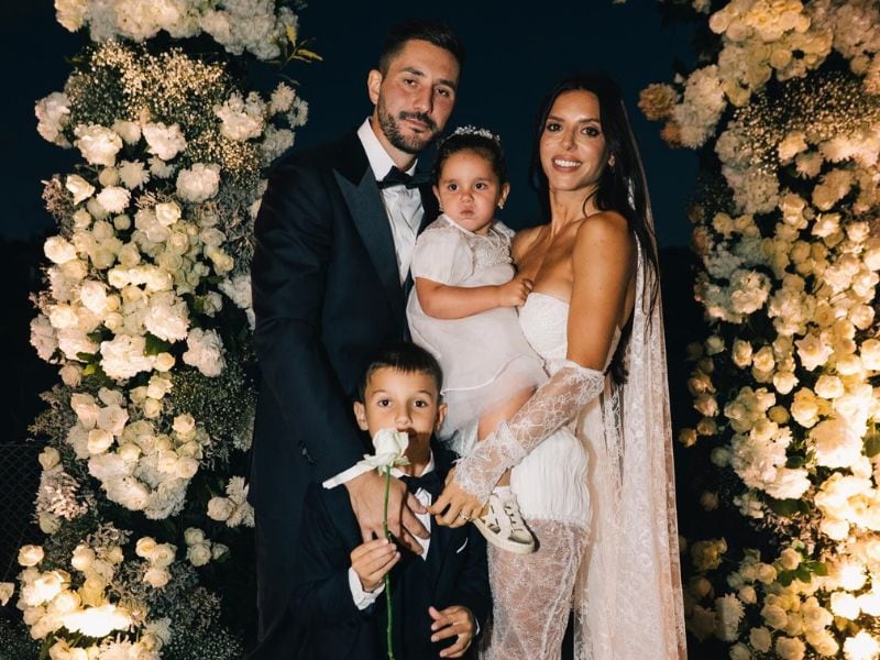 Así fue la boda de Paloma, la hija de Sergio Goycochea