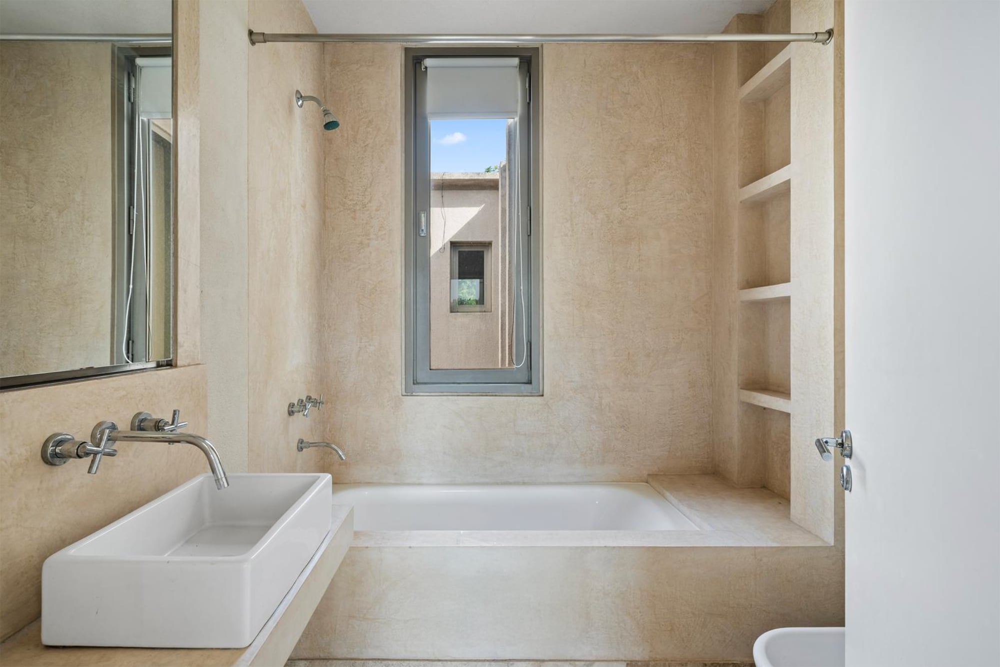 El baño con ventana