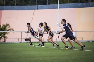 En fotos. Los amantes del lacrosse en la Argentina
