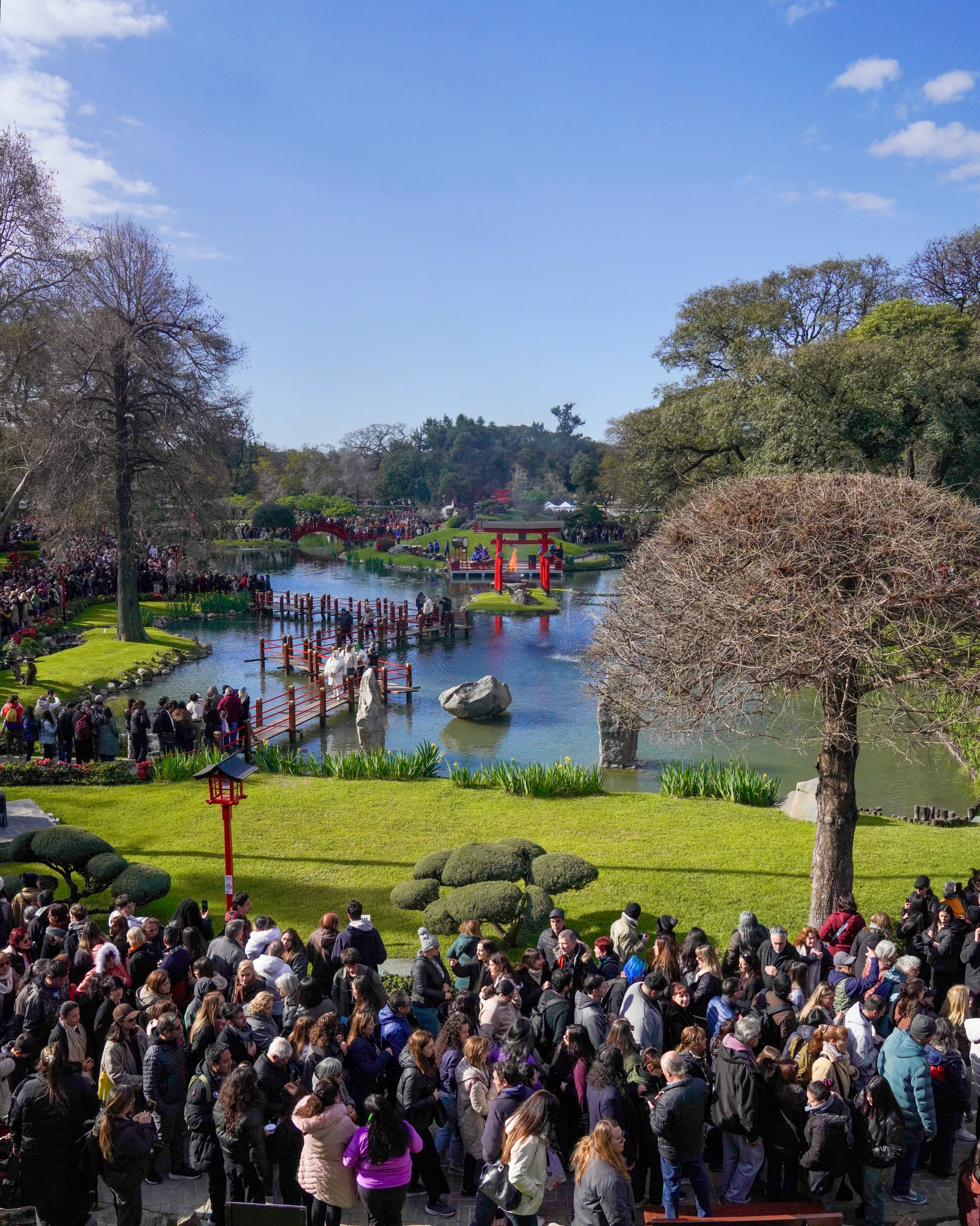 El Jardín Japonés trae una de las tradiciones budistas más impactantes
