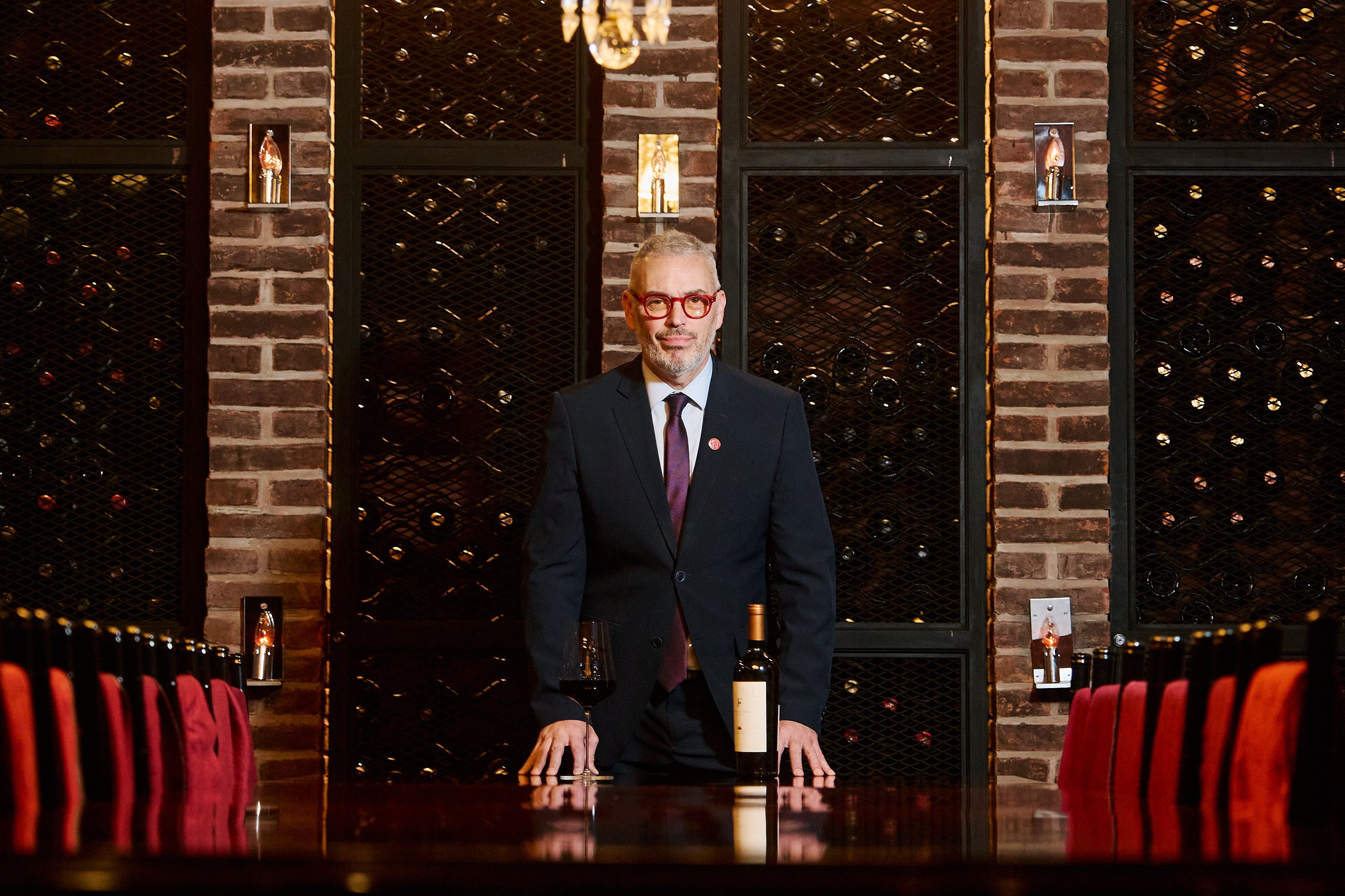 En la cava del Faena Hotel