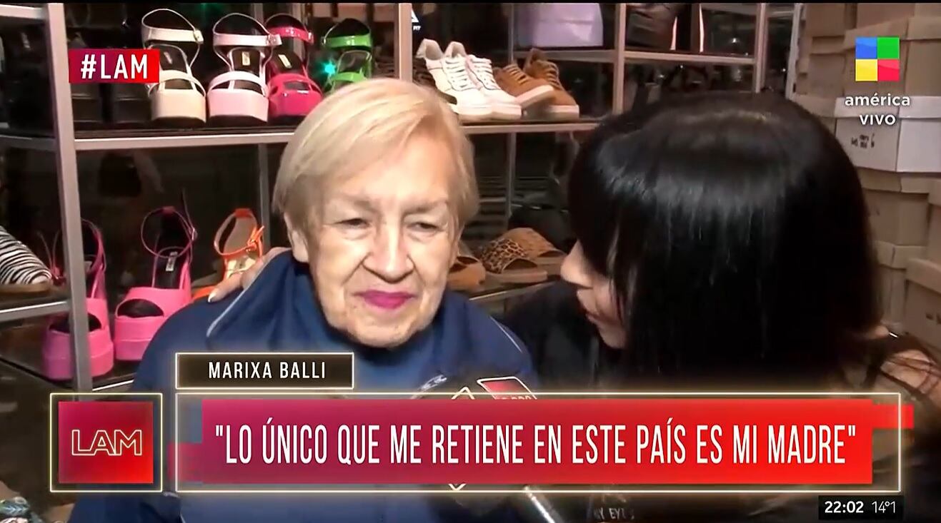 Marixa Balli y el amor que siente por su madre