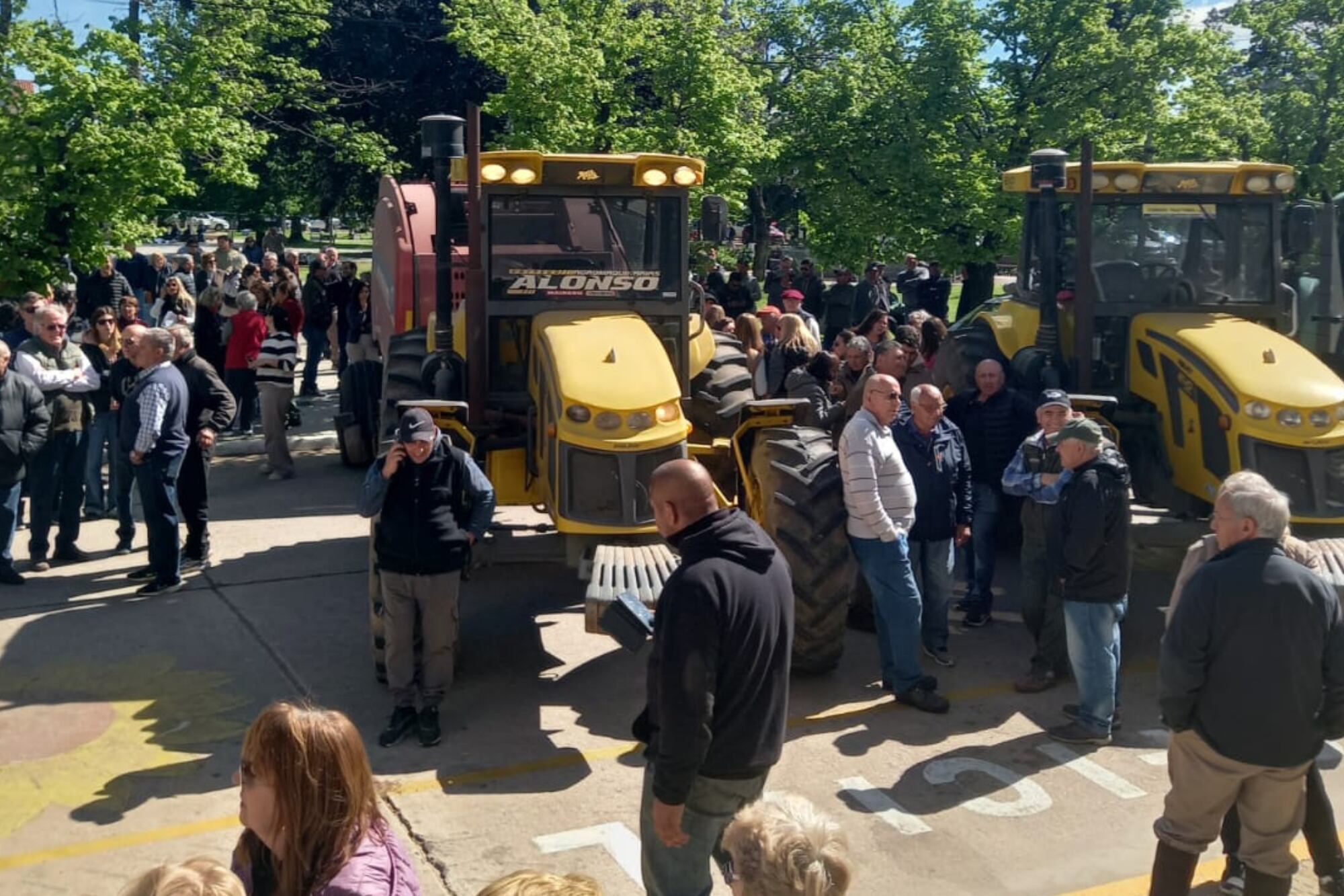 El reclamo fue por obras