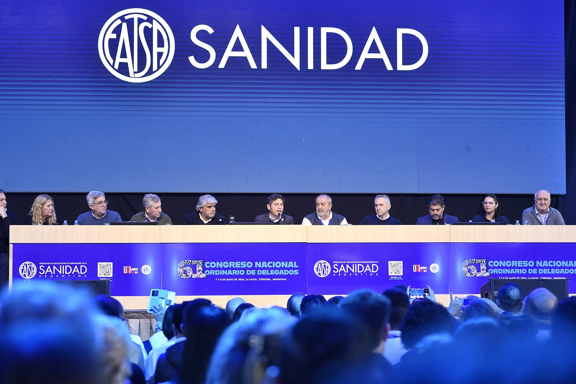 Axel Kicillof, Gobernador de la Provincia de Buenos Aires, en el #61CongresoFATSA. La Falda, Córdoba
