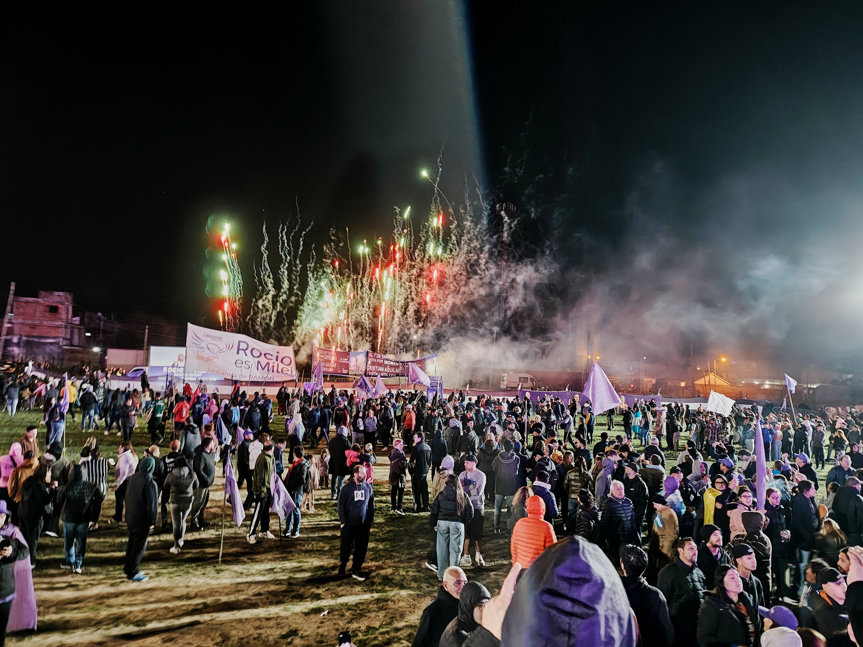 Acto de cierre de campaña de LLA para las elecciones en la provincia de Buenos Aires