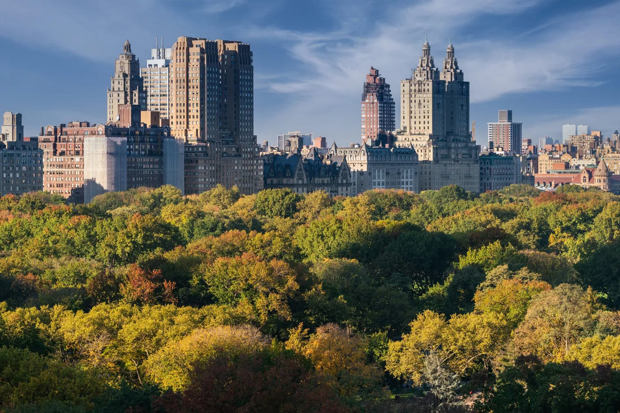 El Central Park y los rascacielos, una postal recurrente. Cortesía de Sotheby's