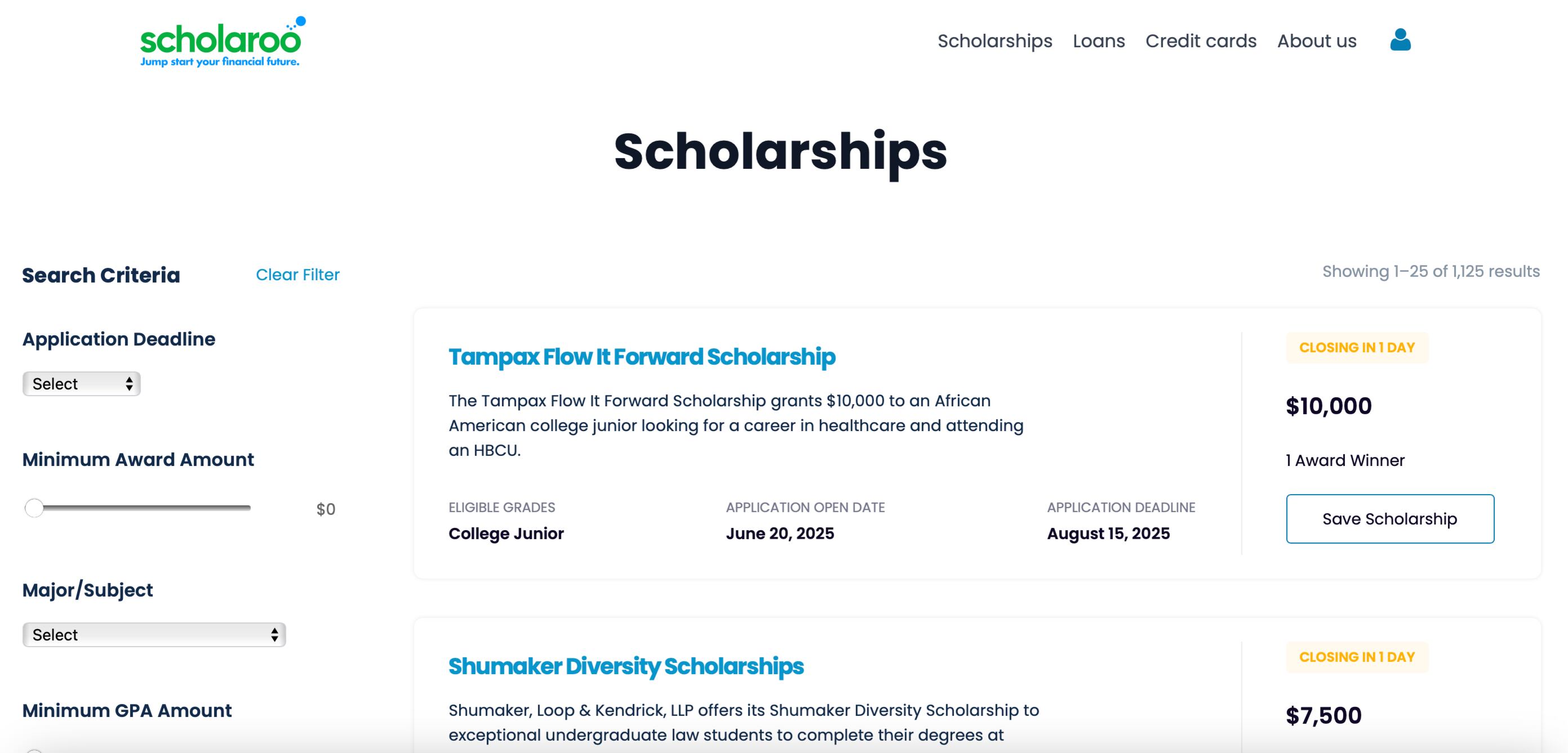 Scholaroo es una herramienta que ayuda a los estudiantes a encontrar becas en EE.UU.