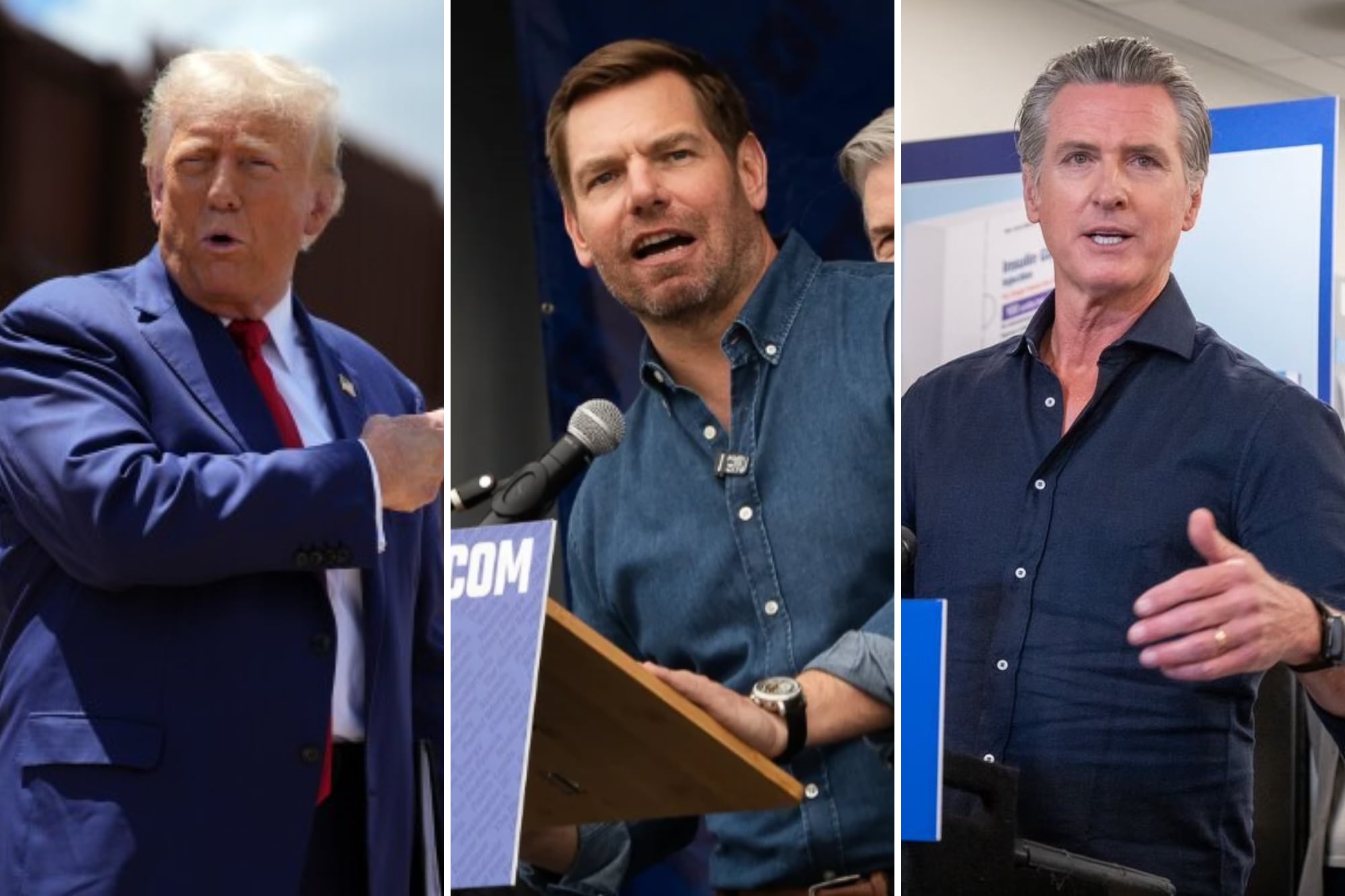 Como uno de los principales representantes demócratas, Swalwell generó una rivalidad con Donald Trump y ahora quiere suceder a Gavin Newsom en California