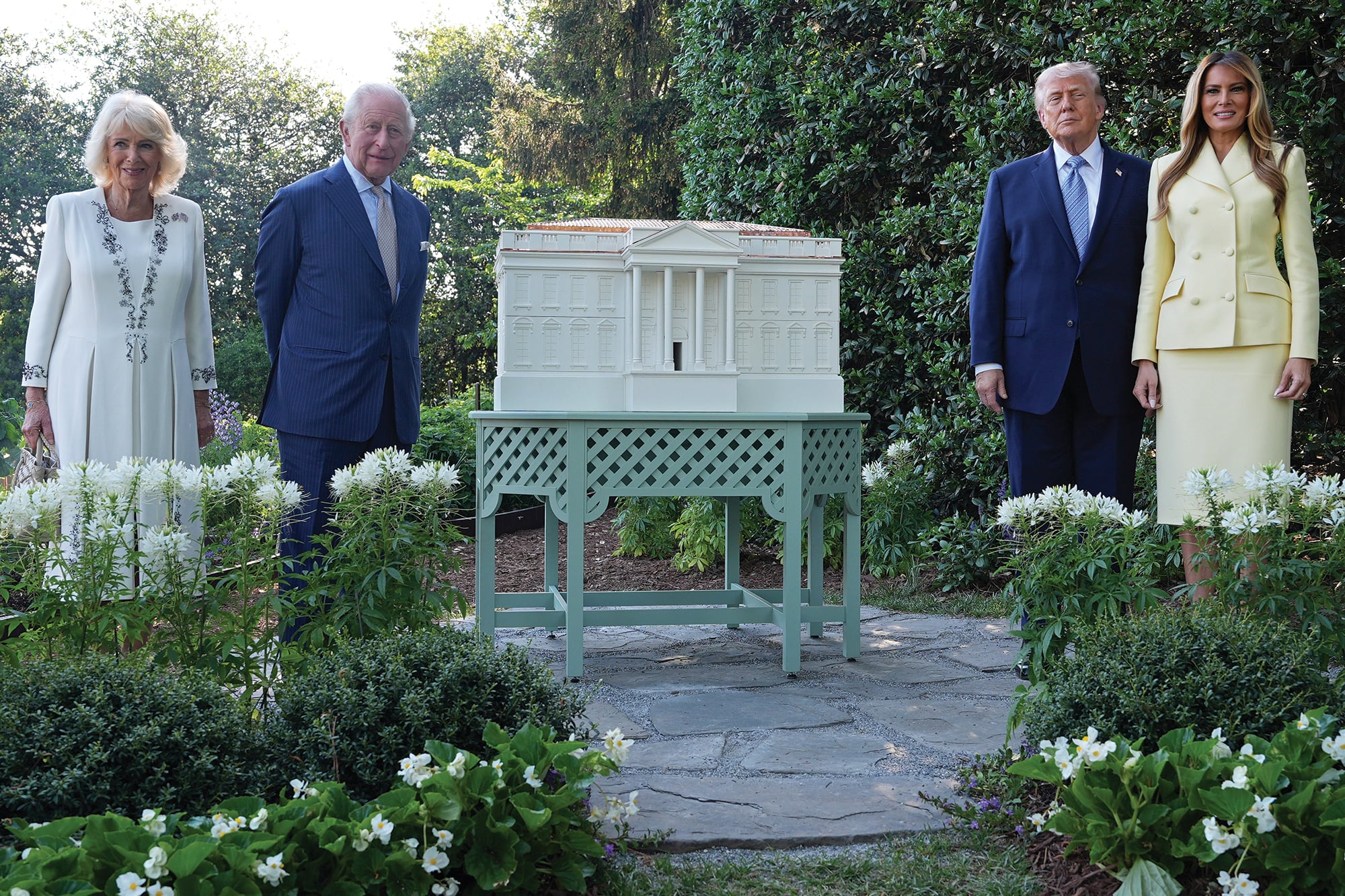 El rey Carlos y Camila, en la Casa Blanca
