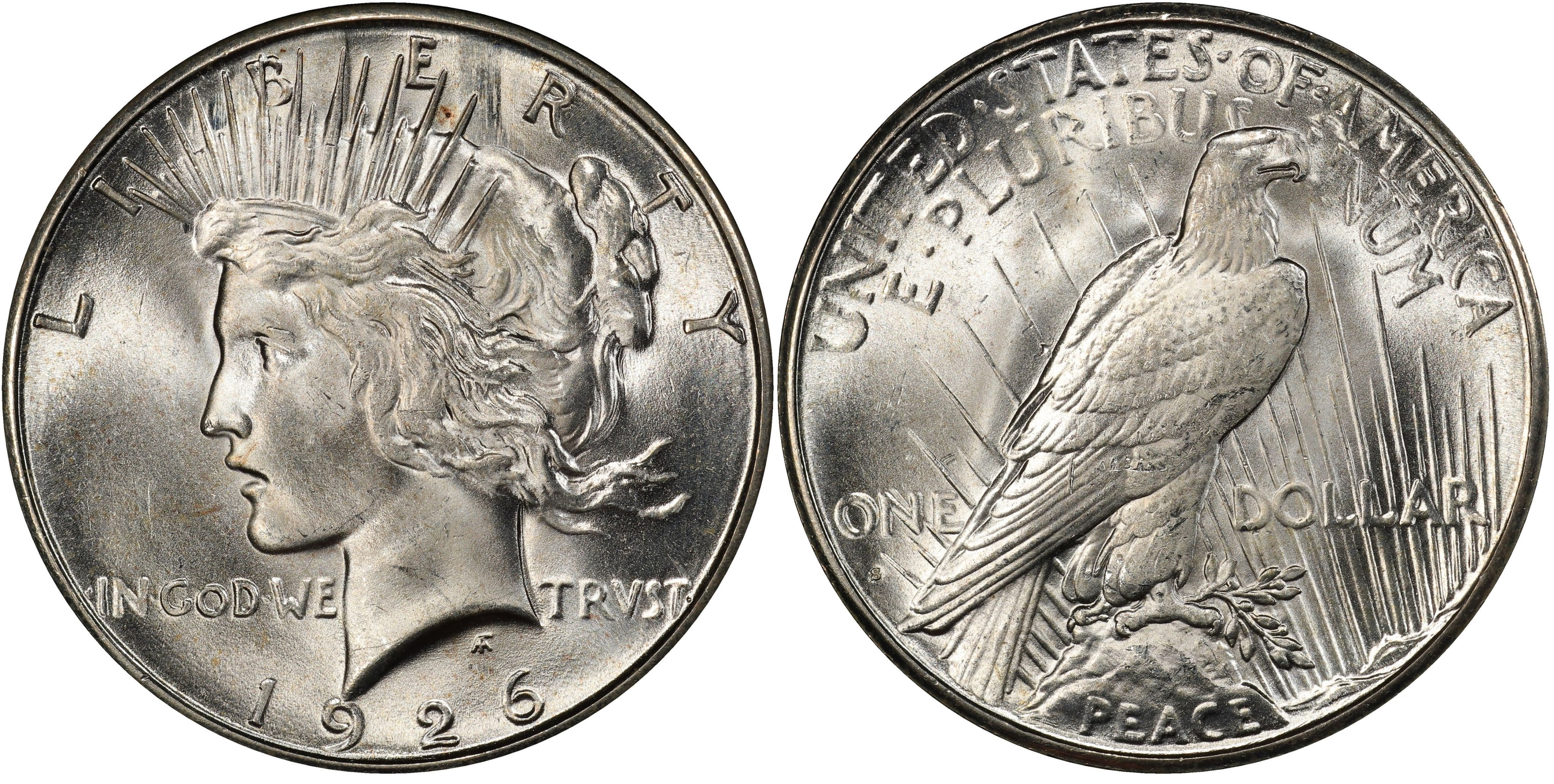 La serie Peace Dollar se encuentra entre las más buscadas por coleccionistas, en especial la emitida en Denver en 1964