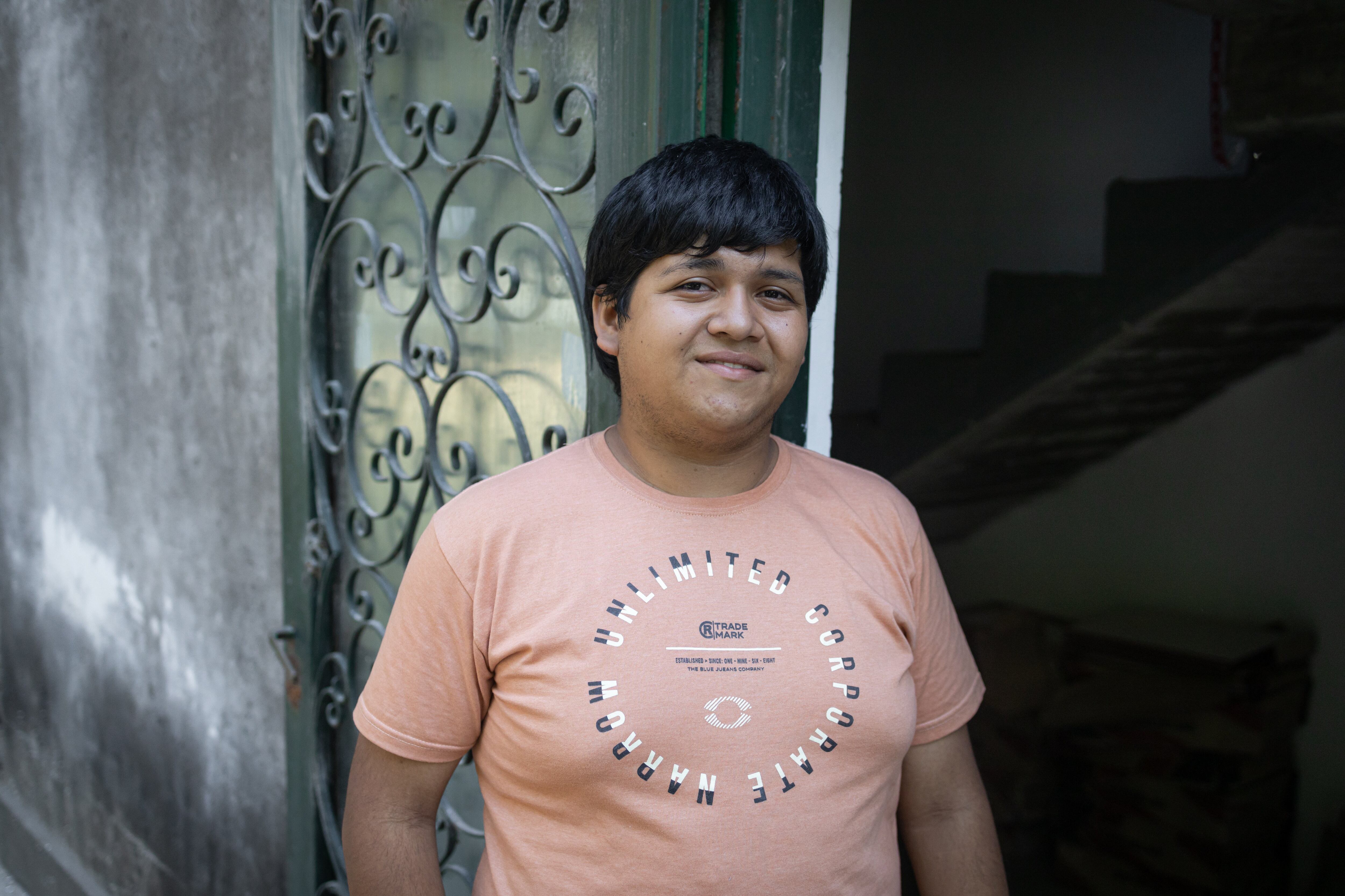 Ulises Milla es de Charata, en la provincia de Chaco, y quiere ser ingeniero agrónomo para mejorar los rendimientos agrícolas en su zona y la economía del lugar
