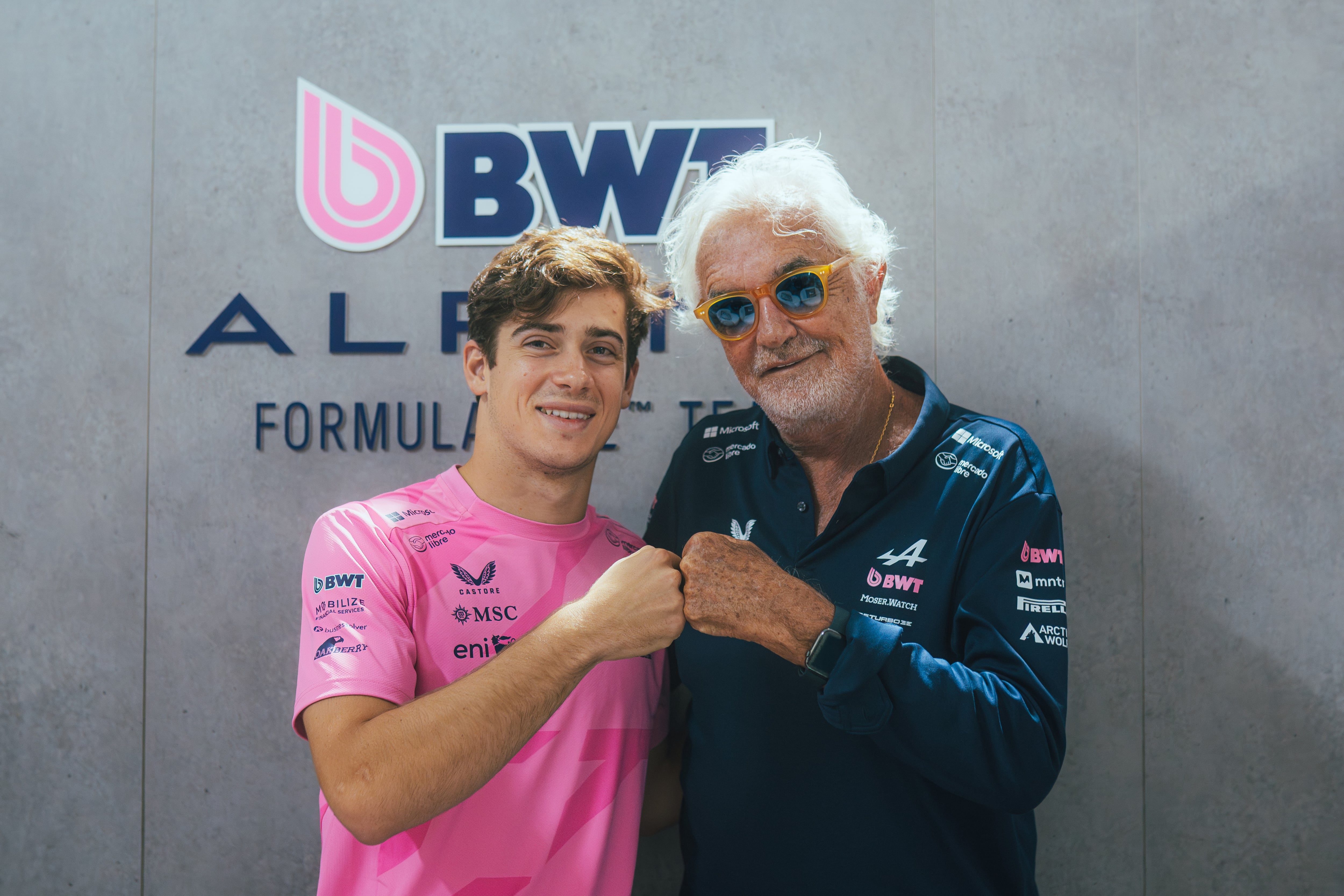 Briatore confía en que este año Colapinto tendrá un gran año en Alpine