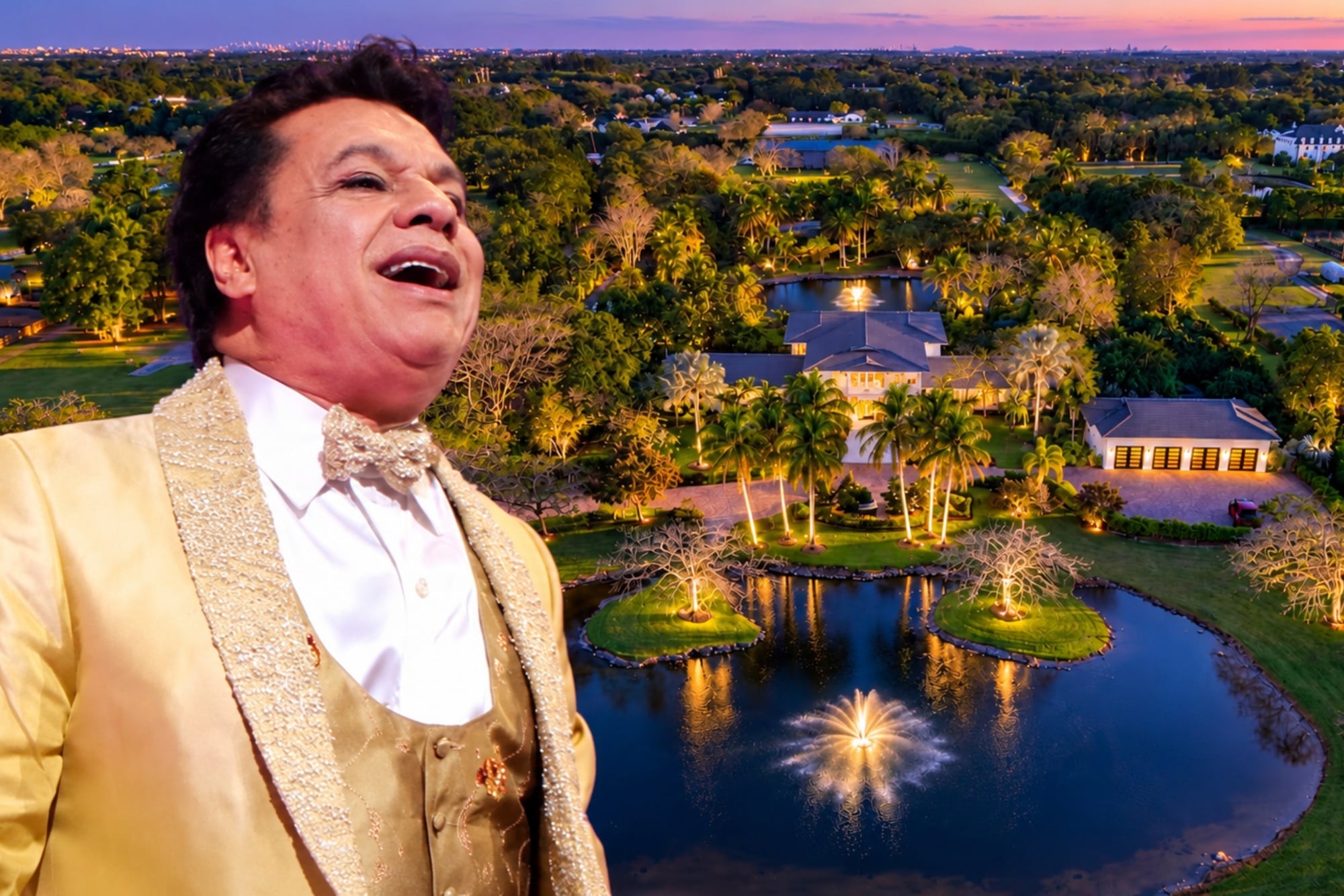 Juan Gabriel compró una finca de cuatro hectáreas en Miami y ahora se vende por US$38,9 millones