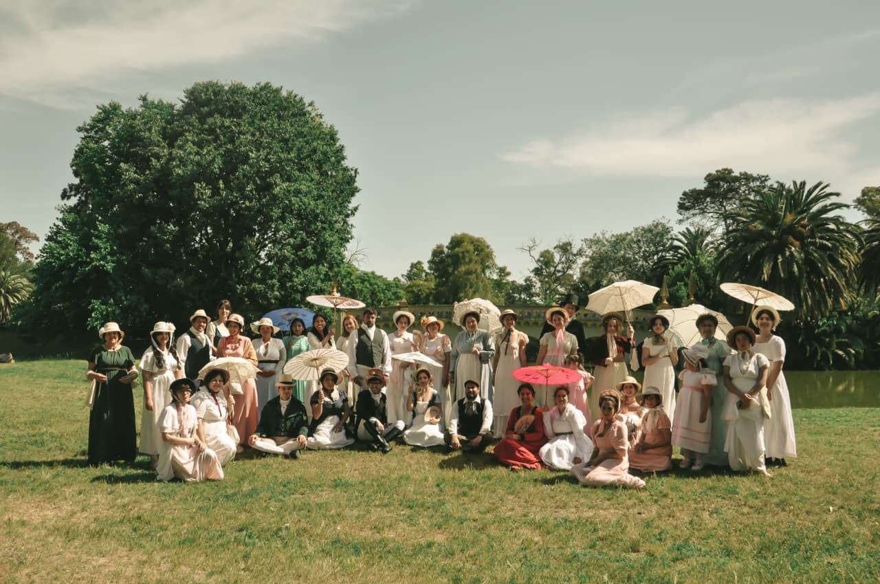 Primer festival dedicado a Jane Austen en la República de los Niños, en La Plata, en 2021
