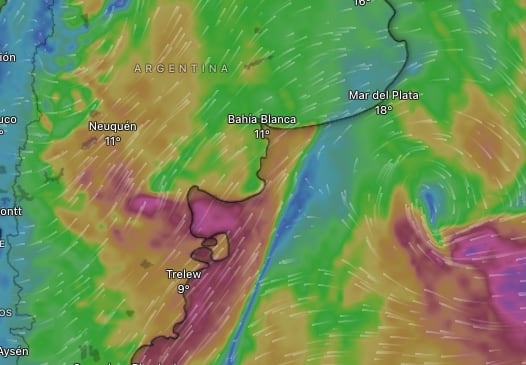 Hay alerta amarilla y naranja por tormentas, viento y Zonda para este jueves 7 de mayo: las provincias afectadas