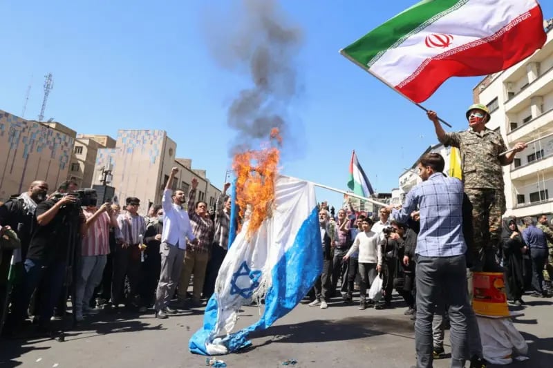 Protesta contra Israel en Irán