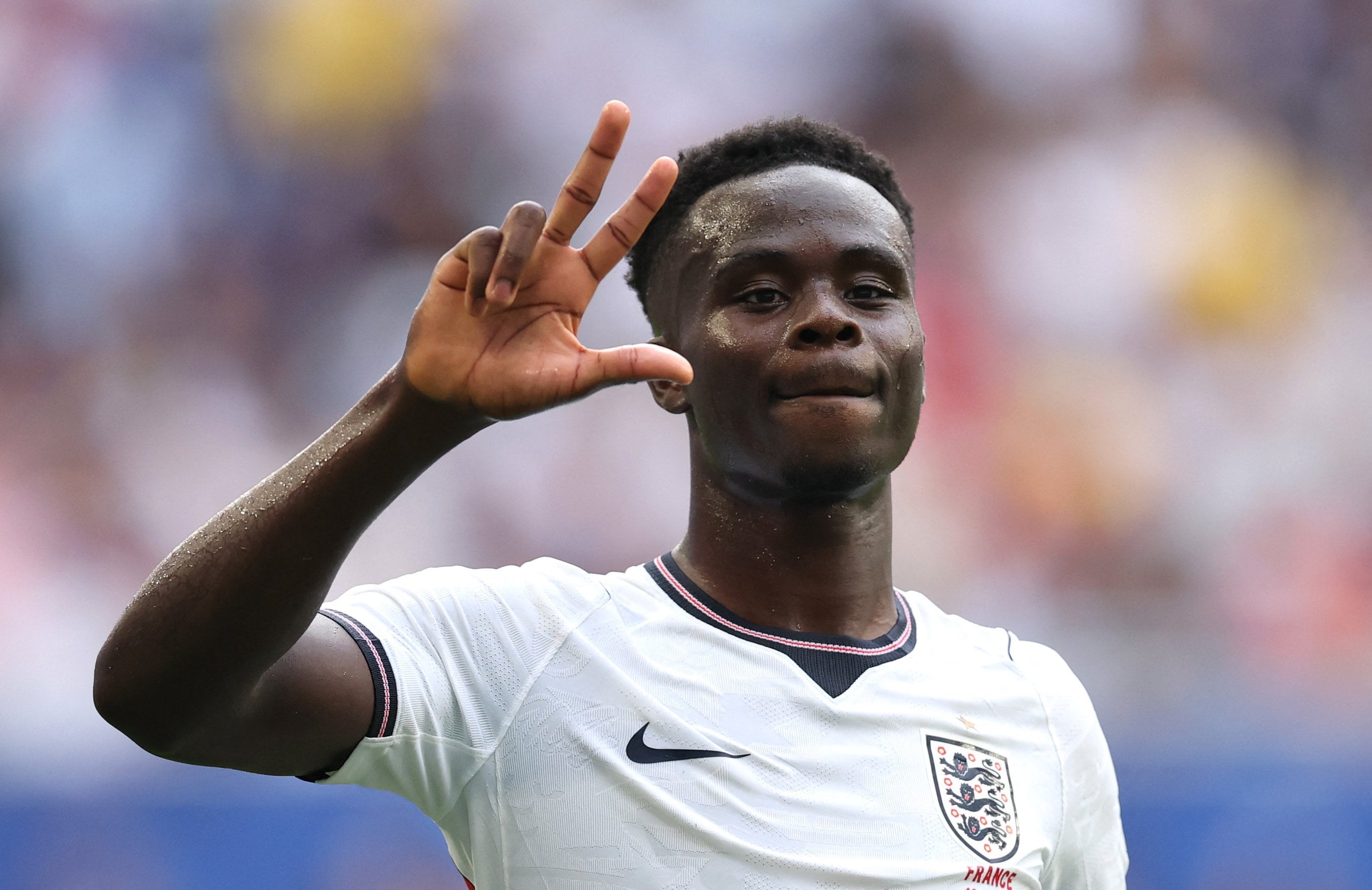 Bukayo Saka convirtió un hat-trick y se llevó la pelota en el penúltimo partido del Mundial 2026