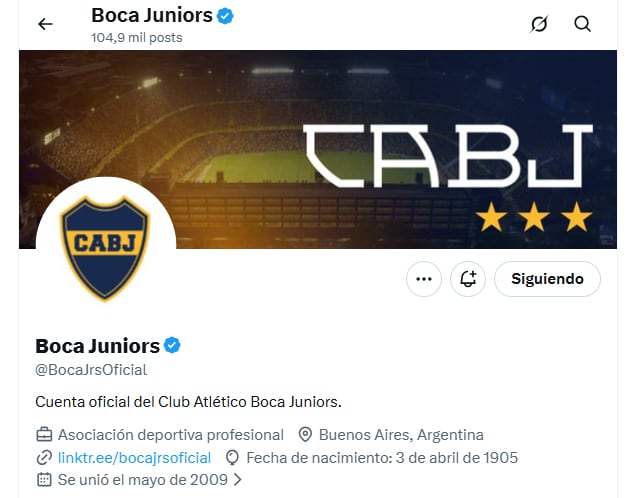 Boca modificó su escudo en todos sus canales digitales de comunicación