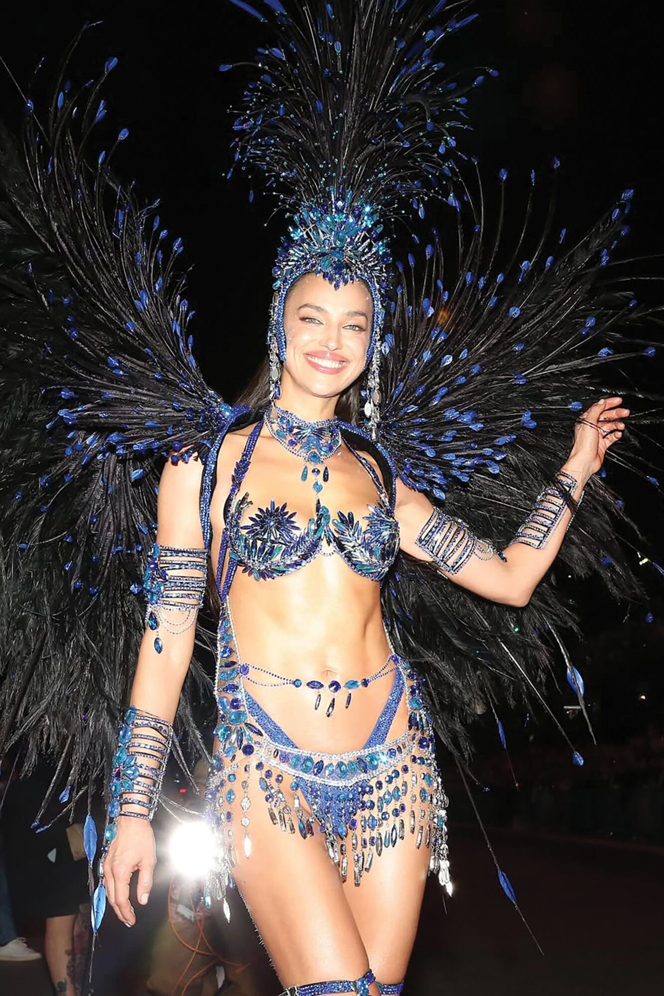 “Es la pasarela más
emocionante en la que he desfilado. Aquí me
siento como en casa”, dijo la top model rusa a un
periodista de la cadena más importante de Brasil.