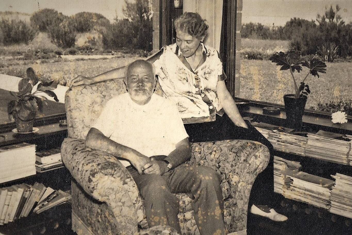 Carlos Gesell y Emilia Luther en 1966