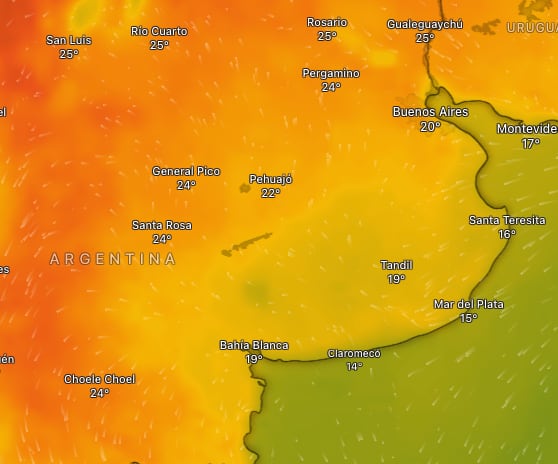 Hay alerta amarilla por lluvias y vientos fuertes para este jueves 29 de octubre: las provincias afectadas