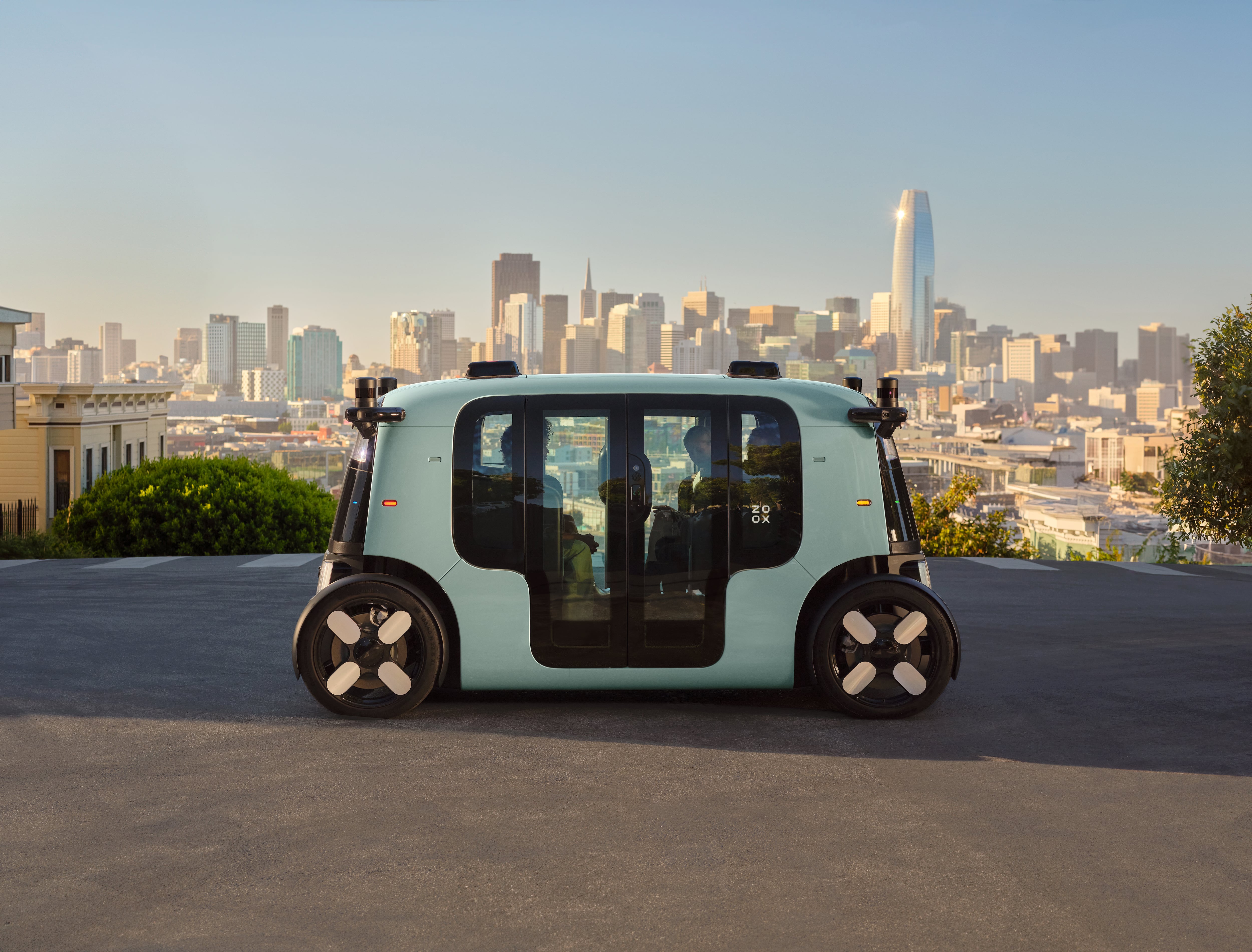 Un robotaxi de Zoox