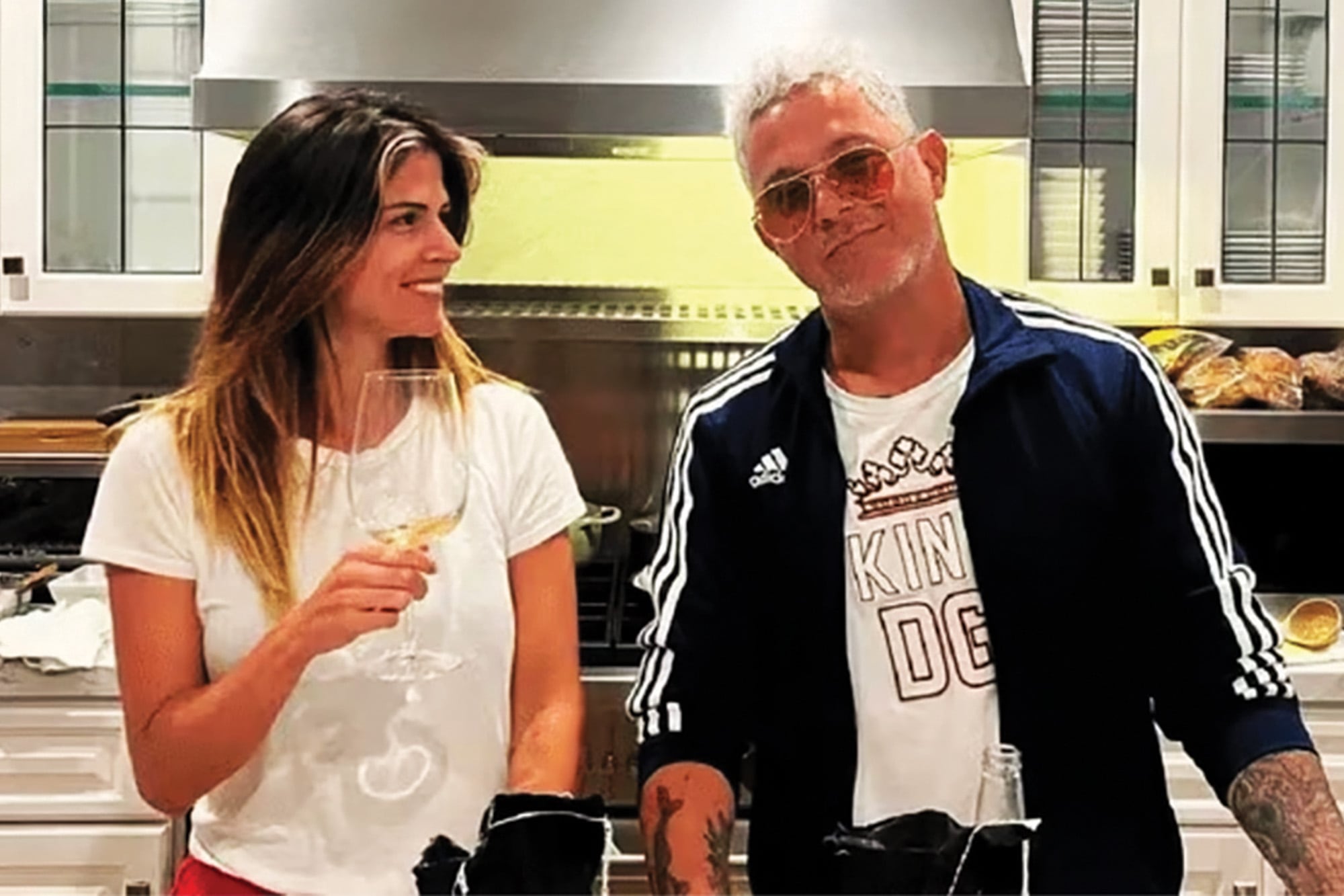 Junto a Alejandro Sanz