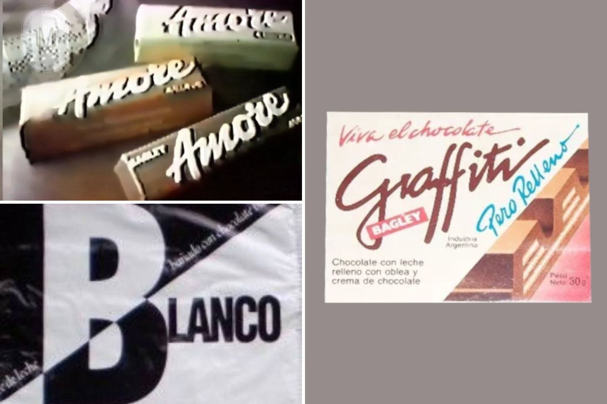 Bellotti también inventó el chocolate Graffiti, los bombones Amore y los alfajores Blanco y Negro