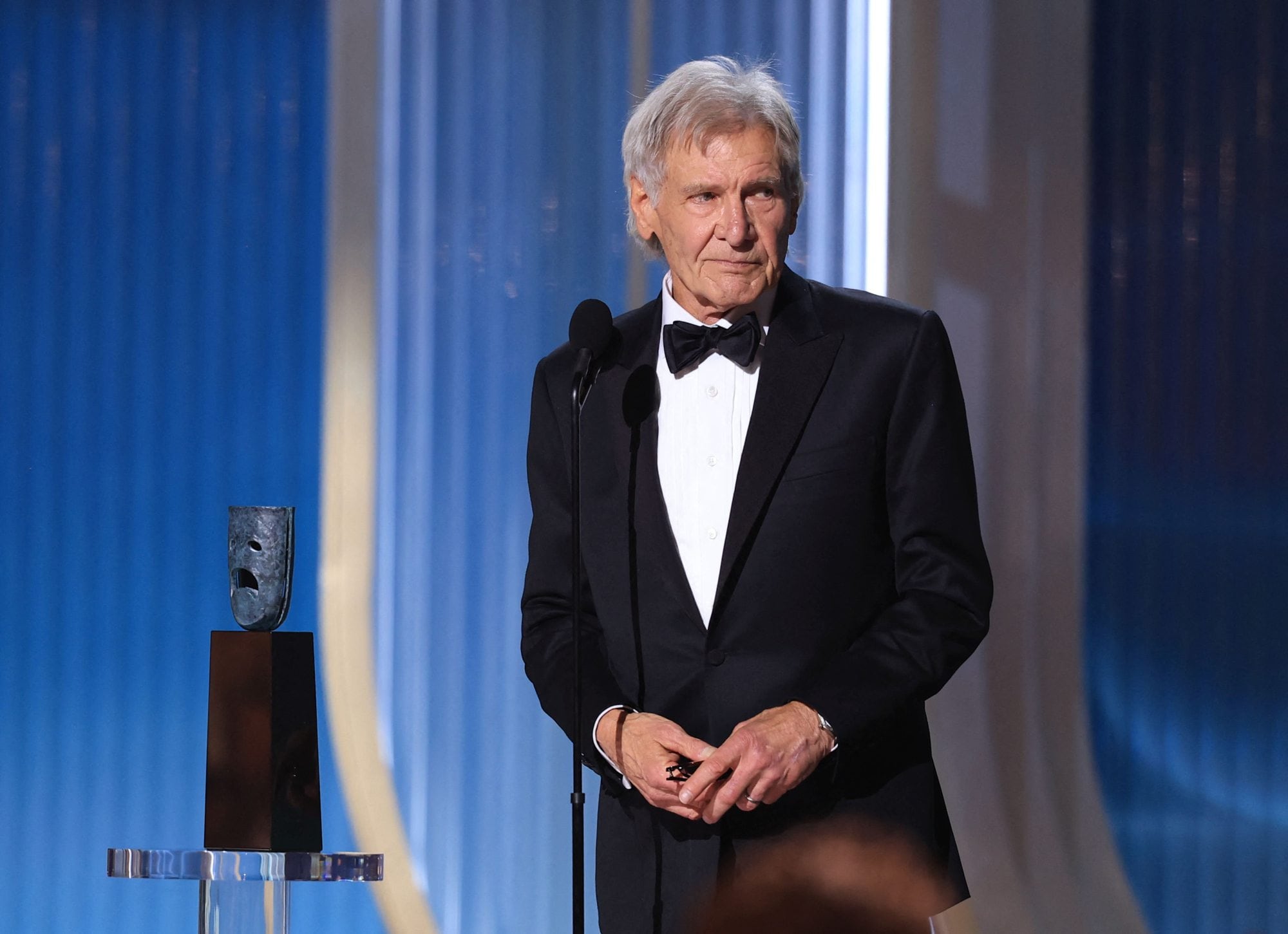 Harrison Ford recibió el premio a la trayectoria