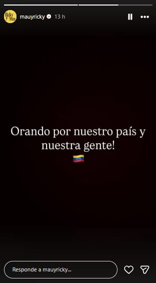 Mau y Ricky Montaner también pidieron oraciones para Venezuela (Foto: Instagram @mauyricky)
