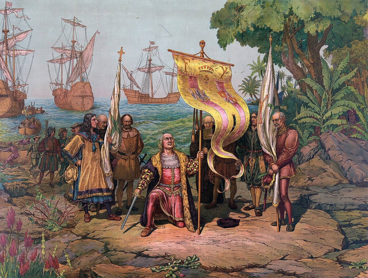 Cristóbal Colón llegó por primera vez a América el 12 de octubre de 1492 (Wikimedia Commons/L. Prang & Co., Boston)