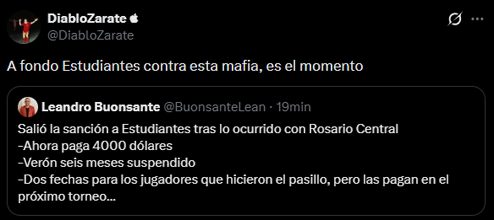 Los hinchas apuntaron a Tapia