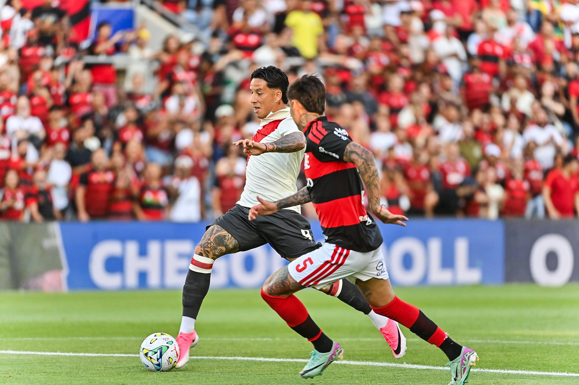 River empató con Flamengo 2-2 en el primer amistoso de la pretemporada