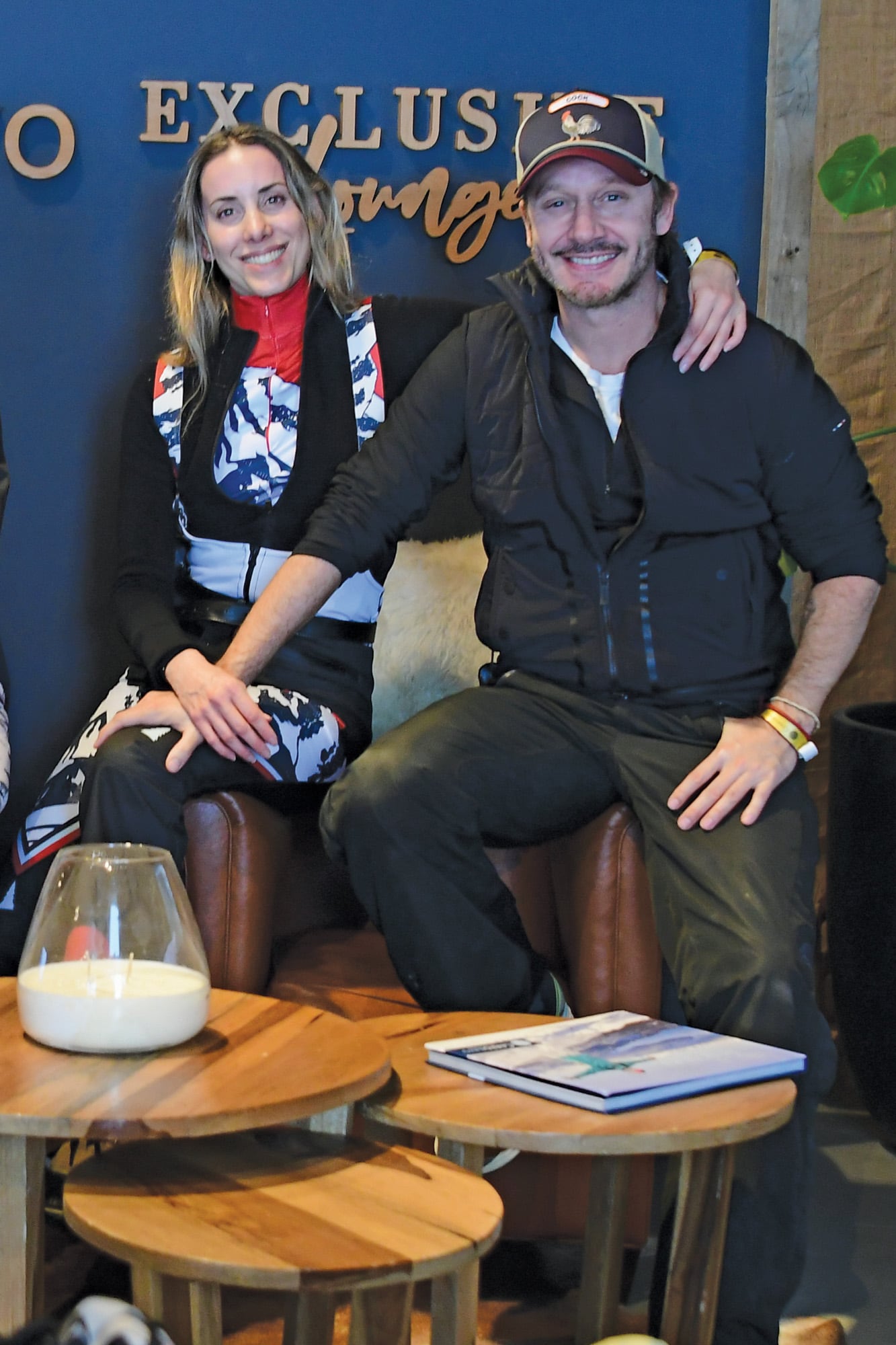 El actor junto a su novia, Anita Espasandin