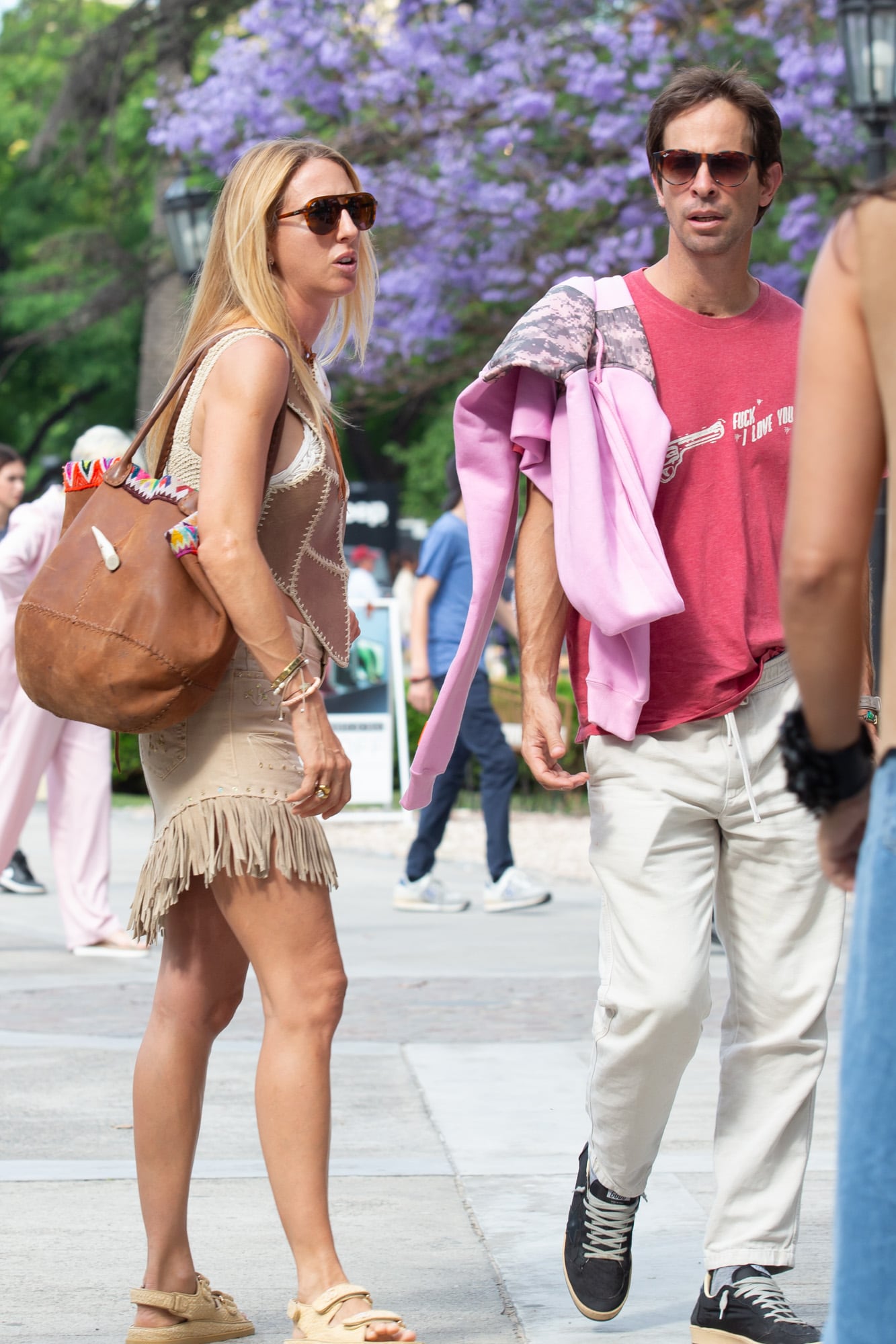 La amazona Isabelle Strom y su marido, el polista Corchito Zavaleta, con looks coordinados de Rocio G