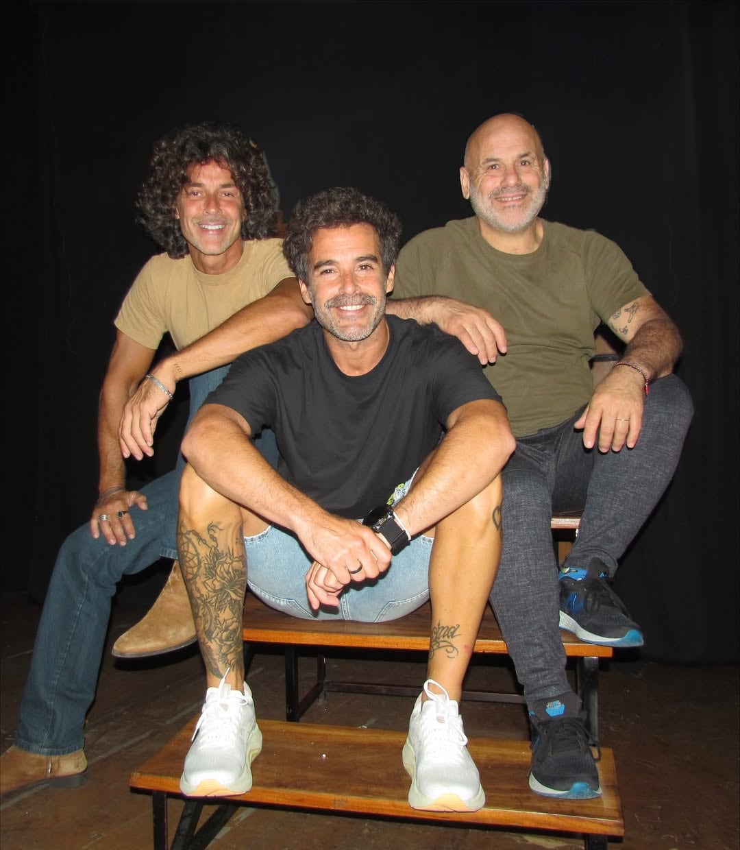 Mariano Martínez protagoniza Ni media palabra junto a Nicolás Cabre y el Bicho Gómez (Foto: Instagram/@marianom78)