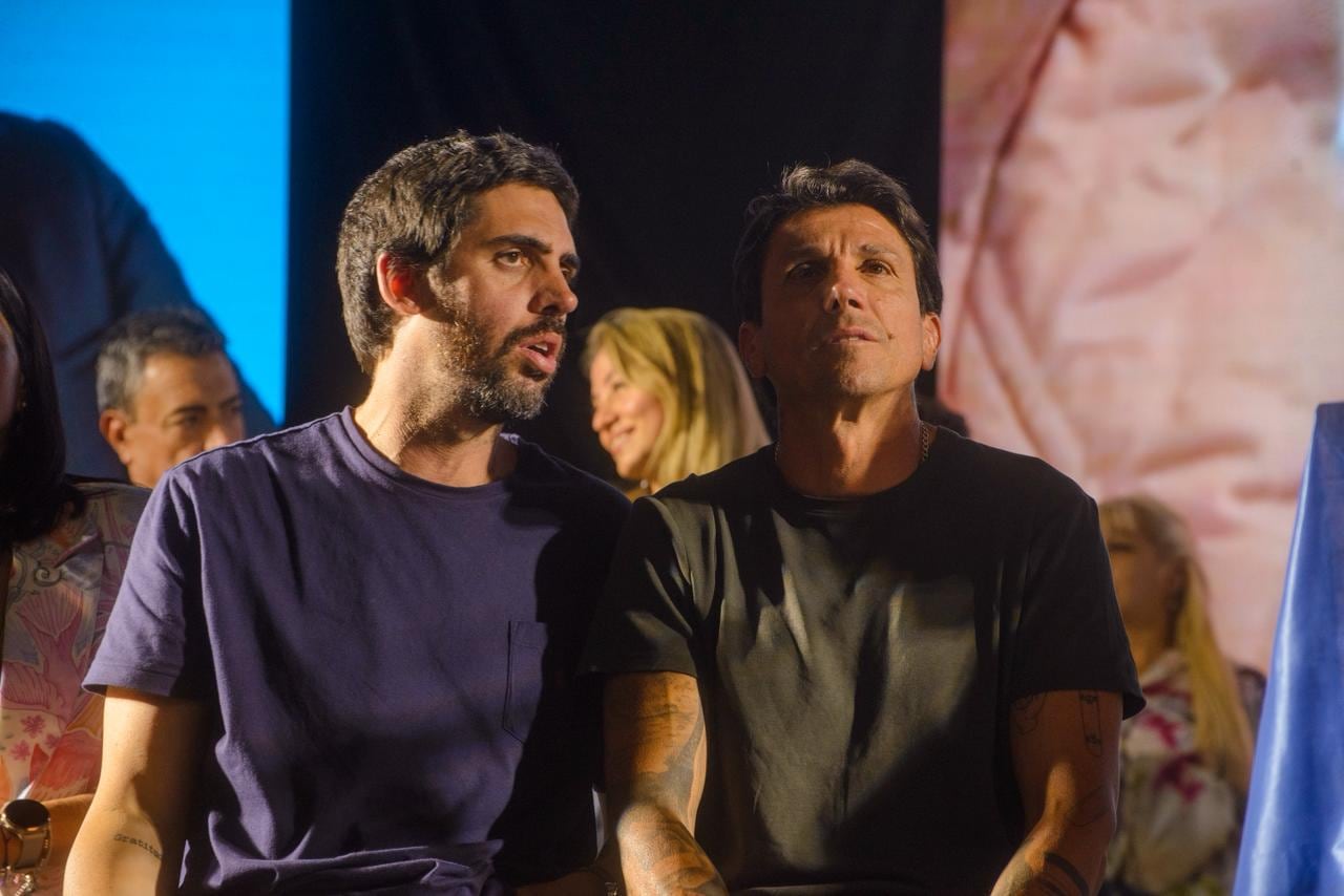 Eugenio Casielles, ex La Libertad Avanza, y Juan Pablo Brey (a la izquierda), el sindicalista aeronáutico que impulsa la candidatura de Dante Gebel