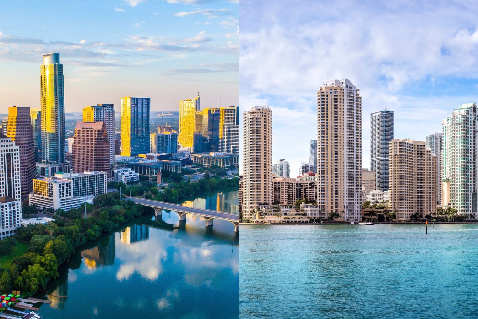 Boom de millonarios en Austin y Miami: un fenómeno que se siente en los últimos diez años