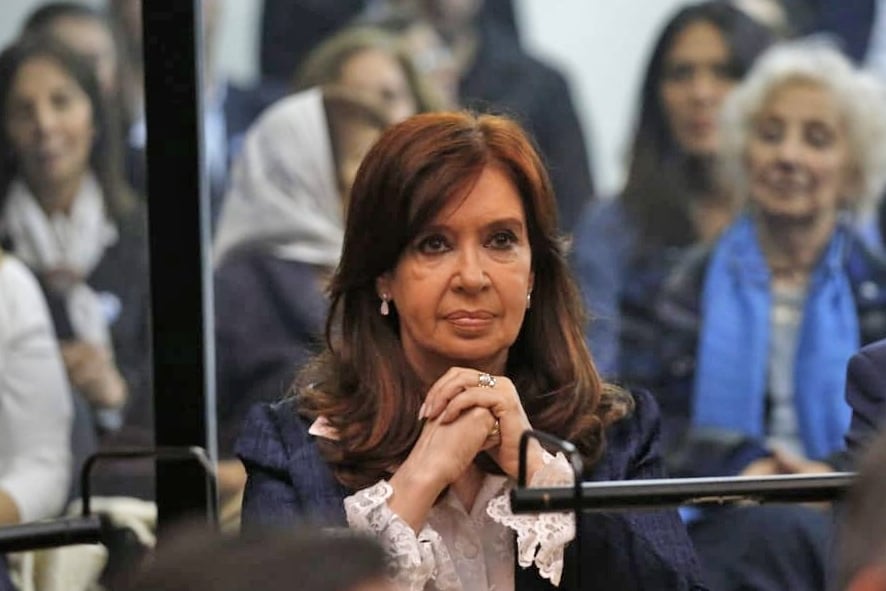 Cristina Kirchner en Comodoro Py en 2020