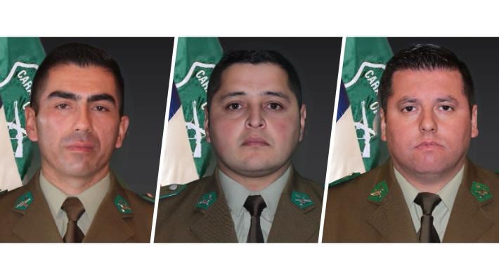 Sergio Antonio Arévalo Lobo, Carlos José Cisterna Navarro y Misael Magdiel Vidal Cid, los carabineros asesinados en Chile