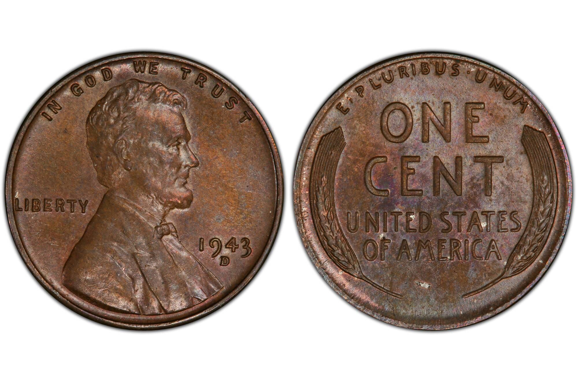 El centavo de bronce de 1943 de la Casa de la Moneda de Denver se convirtió en el