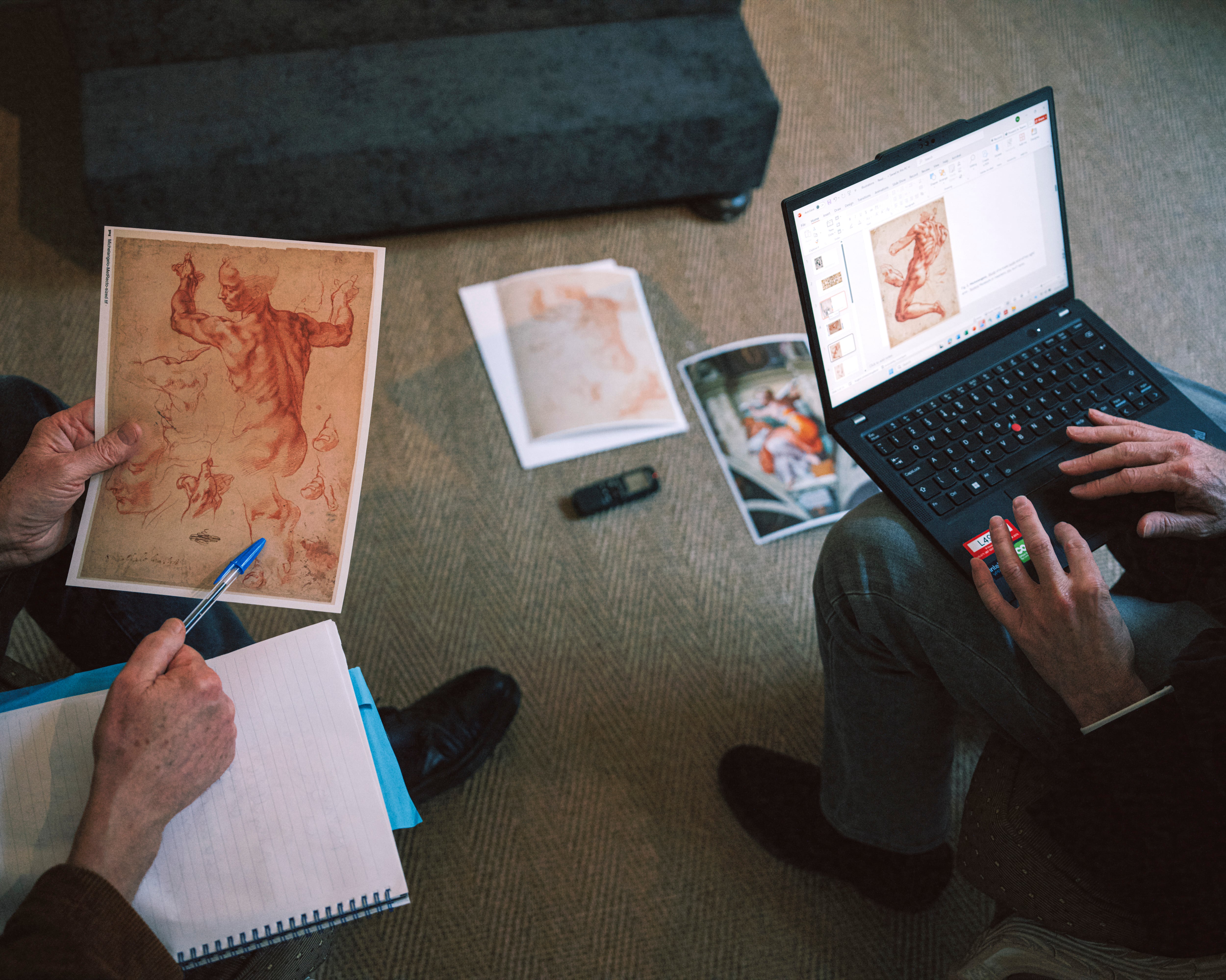 Dónde estaba y qué retrata el dibujo perdido de Miguel Ángel hallado en Italia