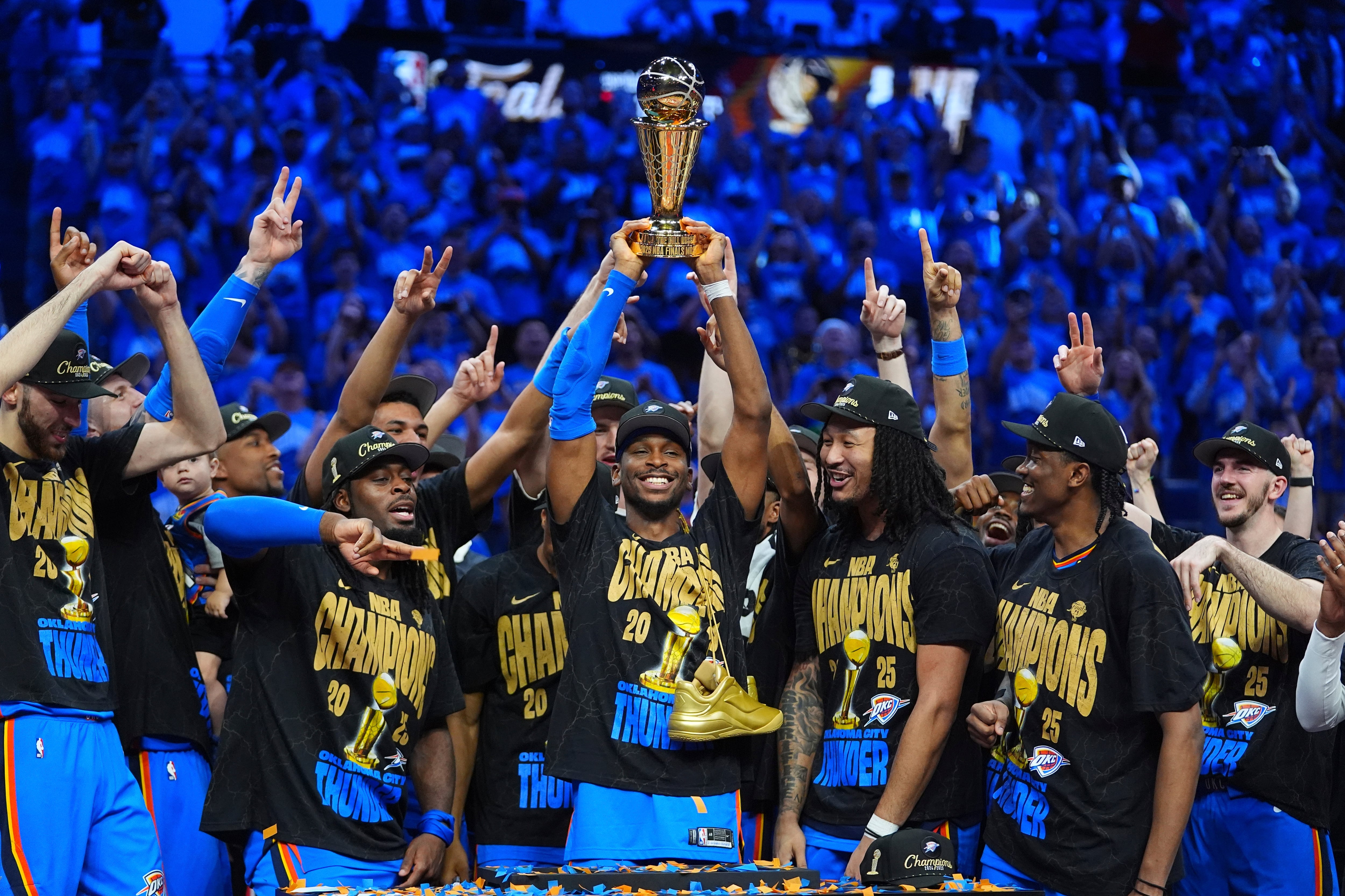 Oklahoma City Thunder es el último campeón de la NBA y en esta edición quedó eliminado en las finales de la Conferencia Oeste
