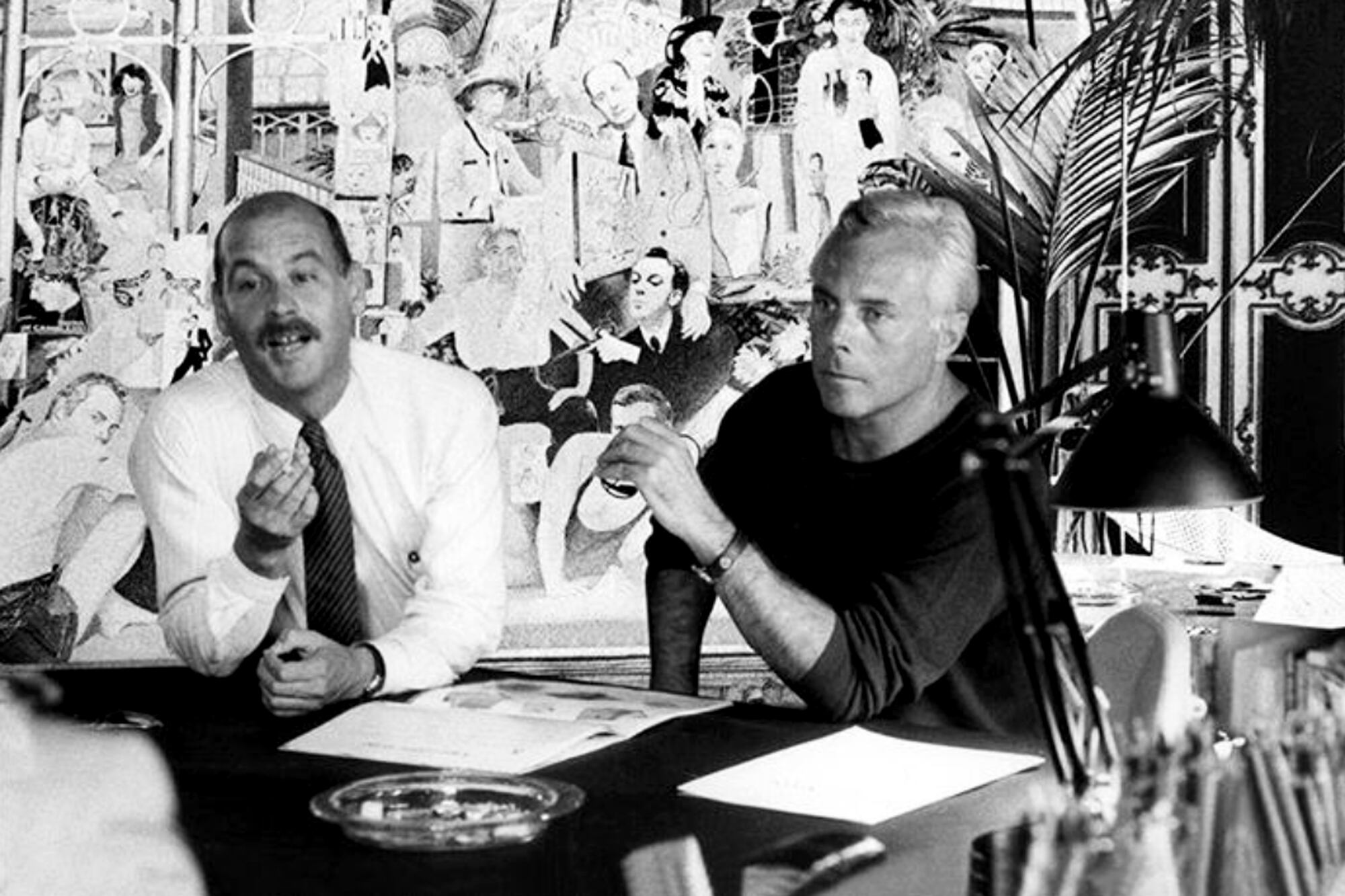 Giorgio Armani y Sergio Galeotti empezaron como socios comerciales y hacia la intimidad vivieron una historia de amor profunda