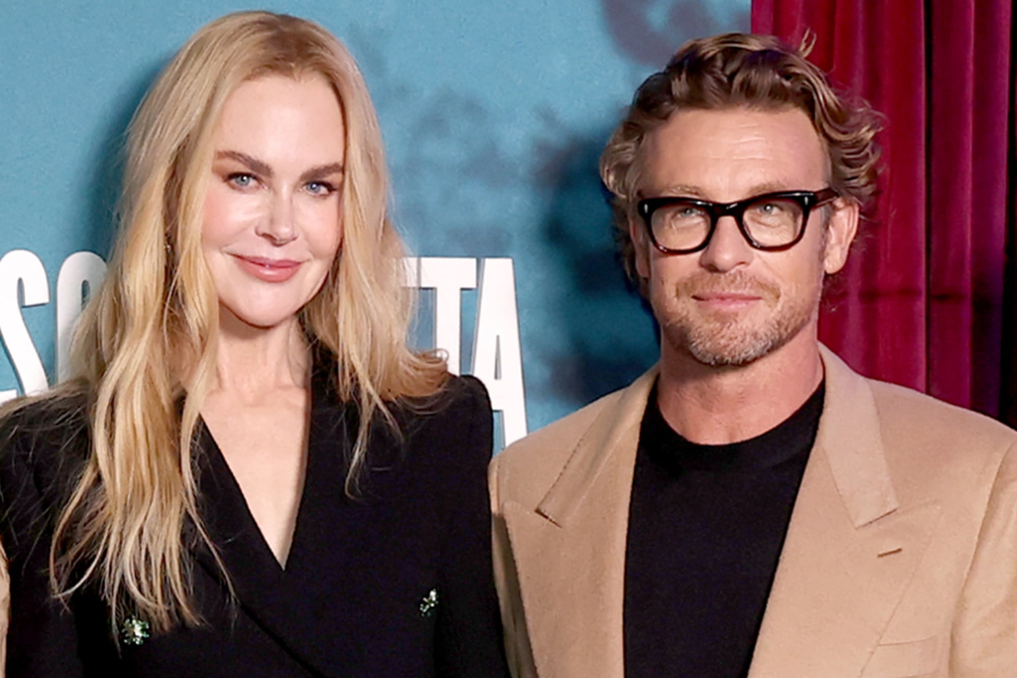 El sugerente gesto entre Nicole Kidman y Simon Baker que reavivó los rumores de romance